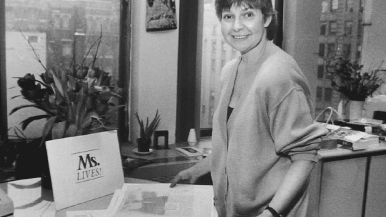 The writer and feminist activist Gloria Morgan