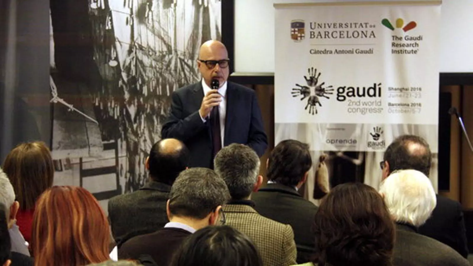 L'acte de presentació de la Càtedra Gaudí. / ACN