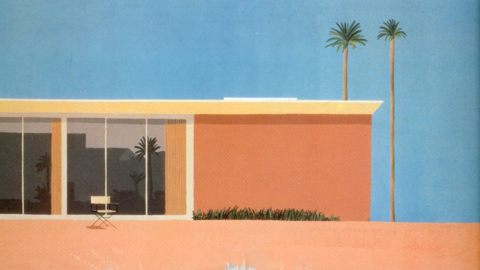 El cuadro 'A bigger splash' de David Hockney