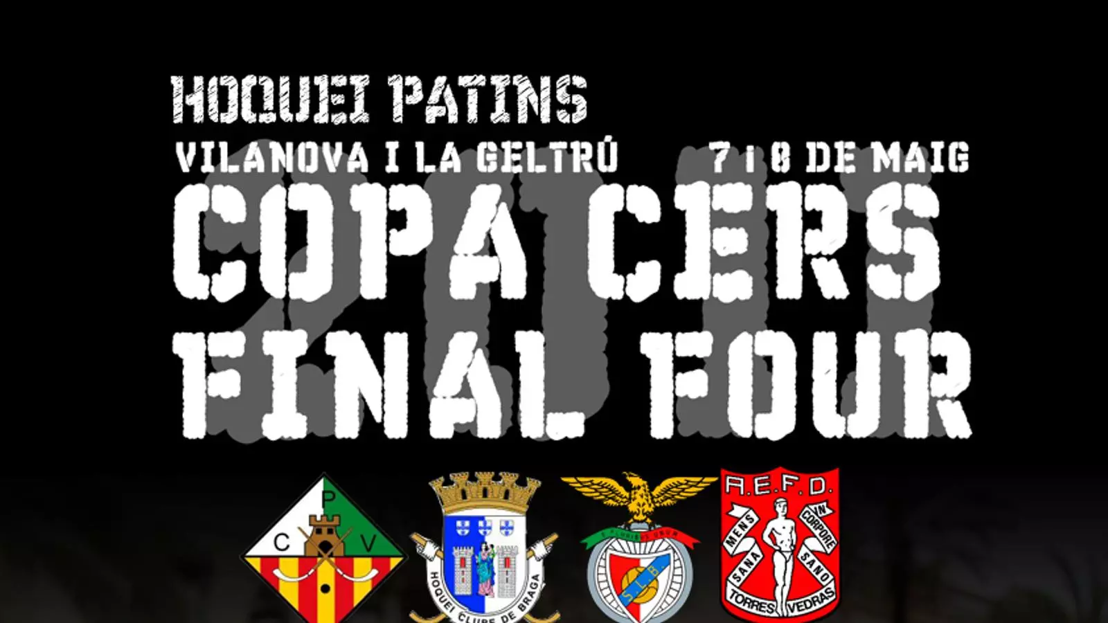 Cartell de la 'final four' de la Copa CERS.