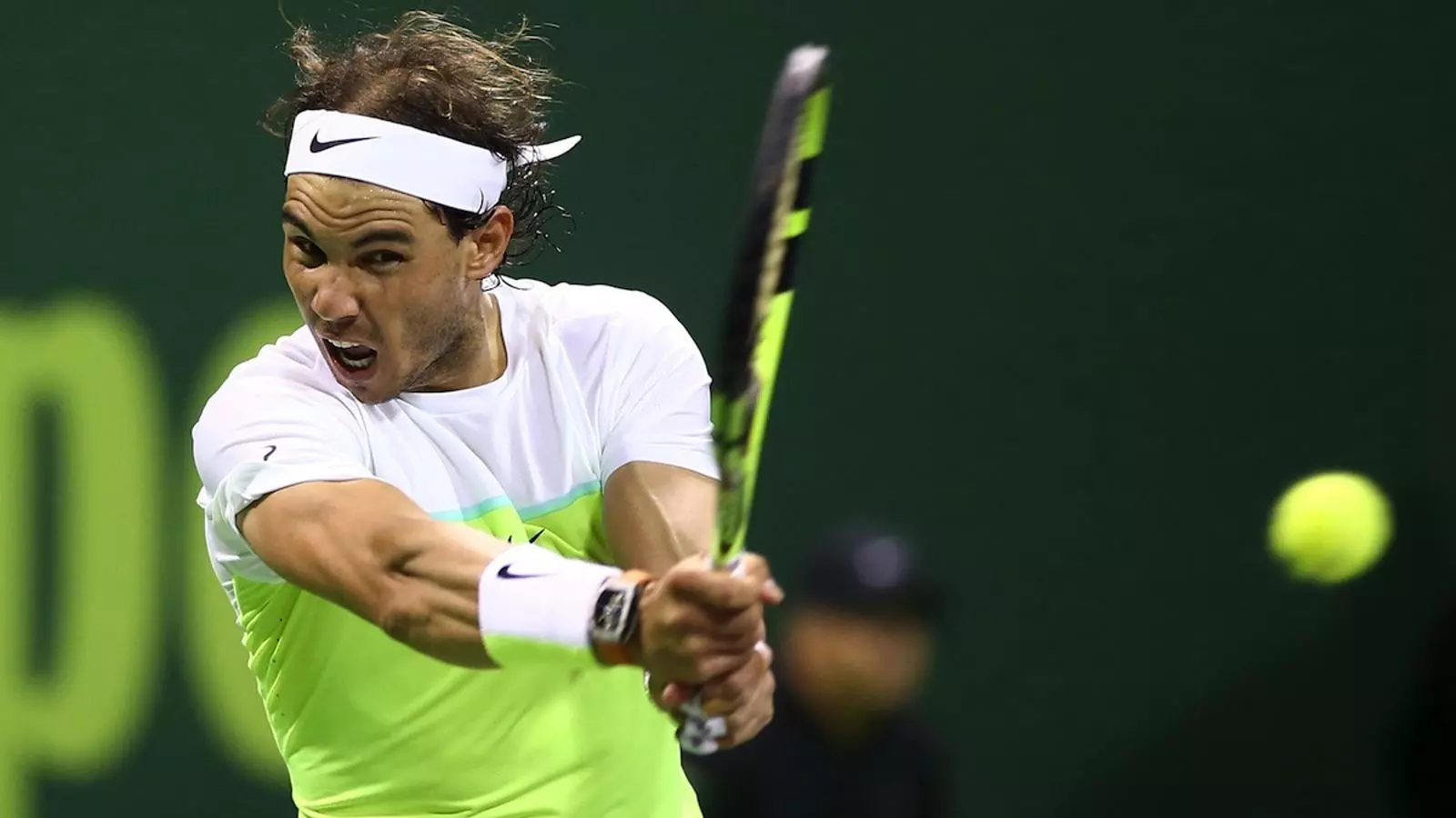 Rafa Nadal, a Doha / KARIM JAAFAR / AFP