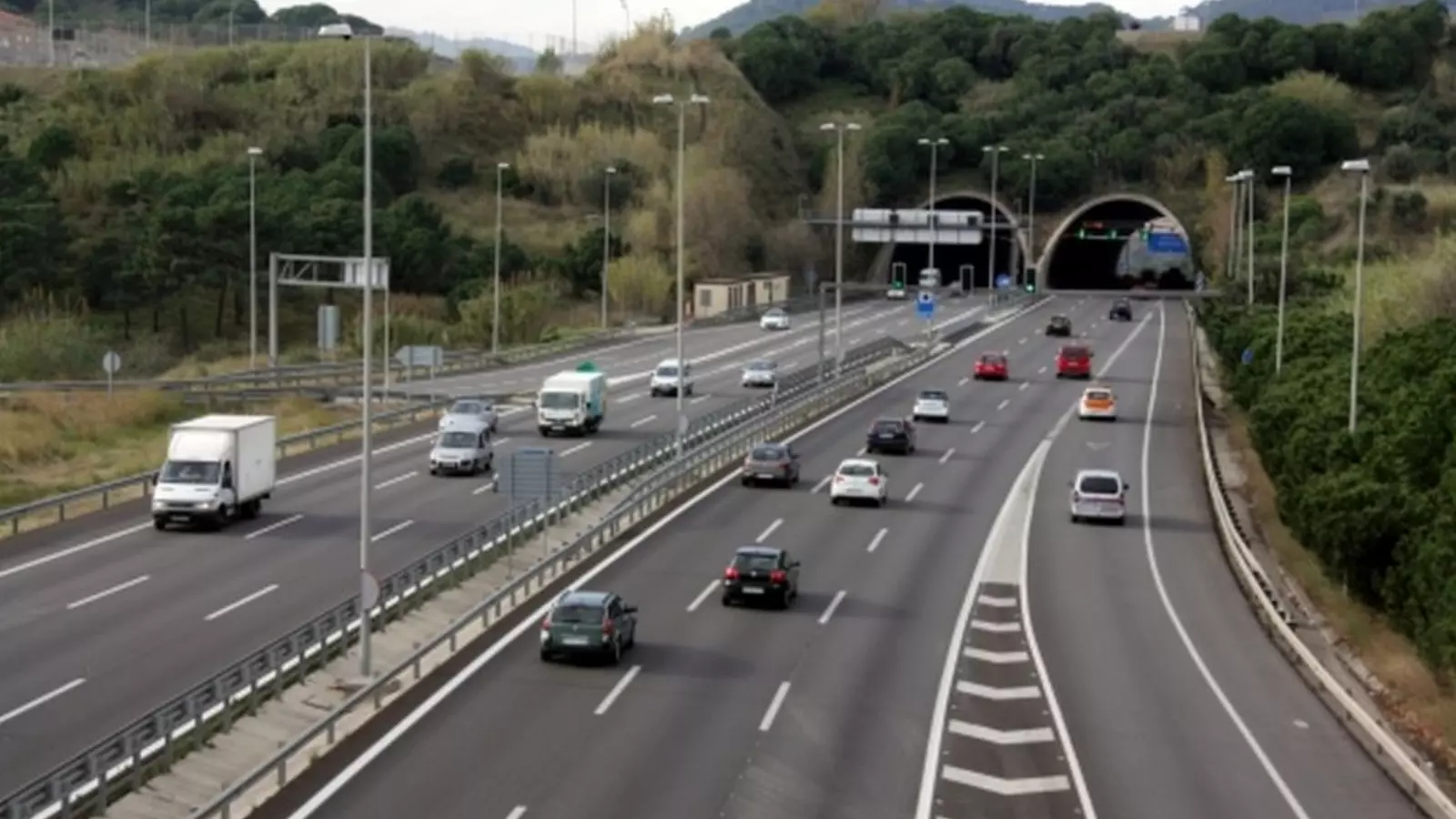Els túnels de la C-32 al seu pas per Mataró / ACN