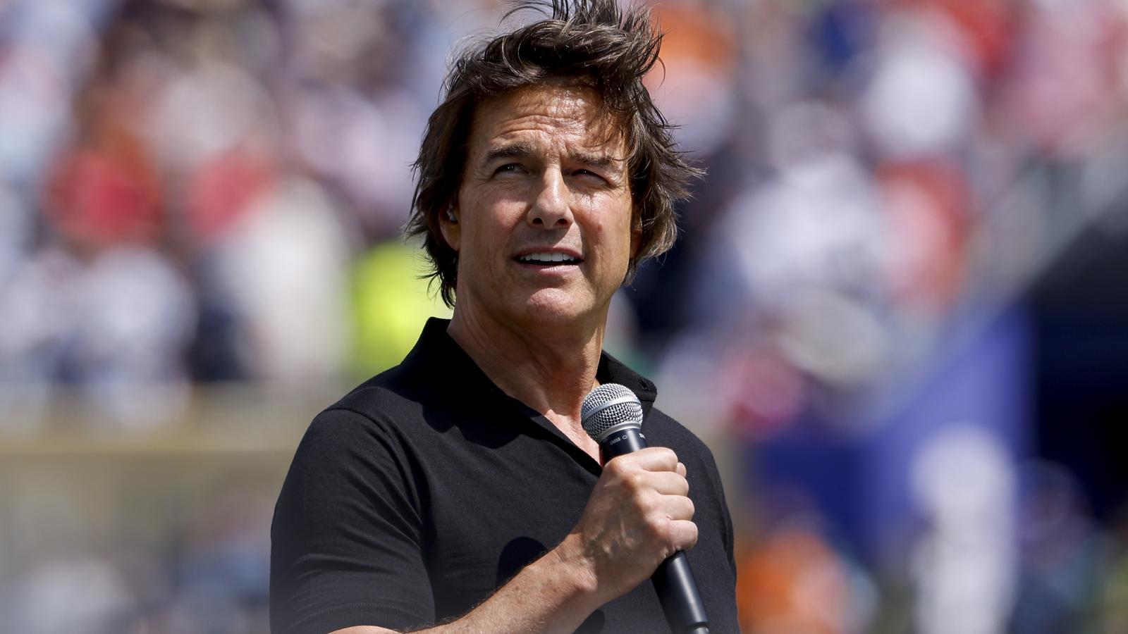 Tom Cruise in a recent image.