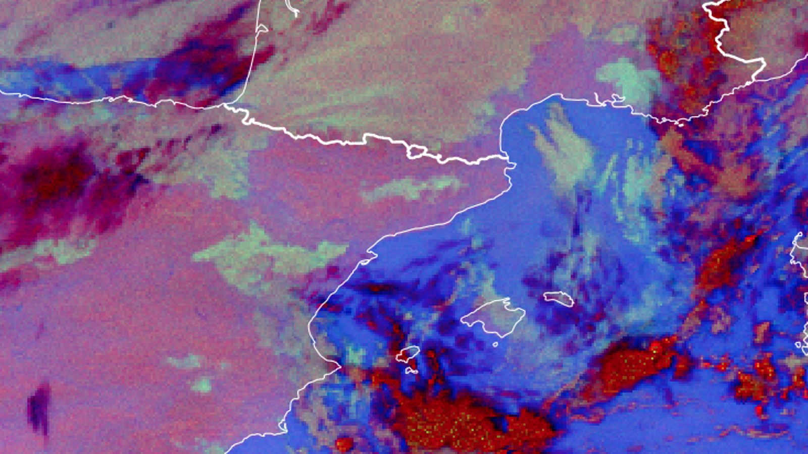 Imatge del canal de boira del Meteosat