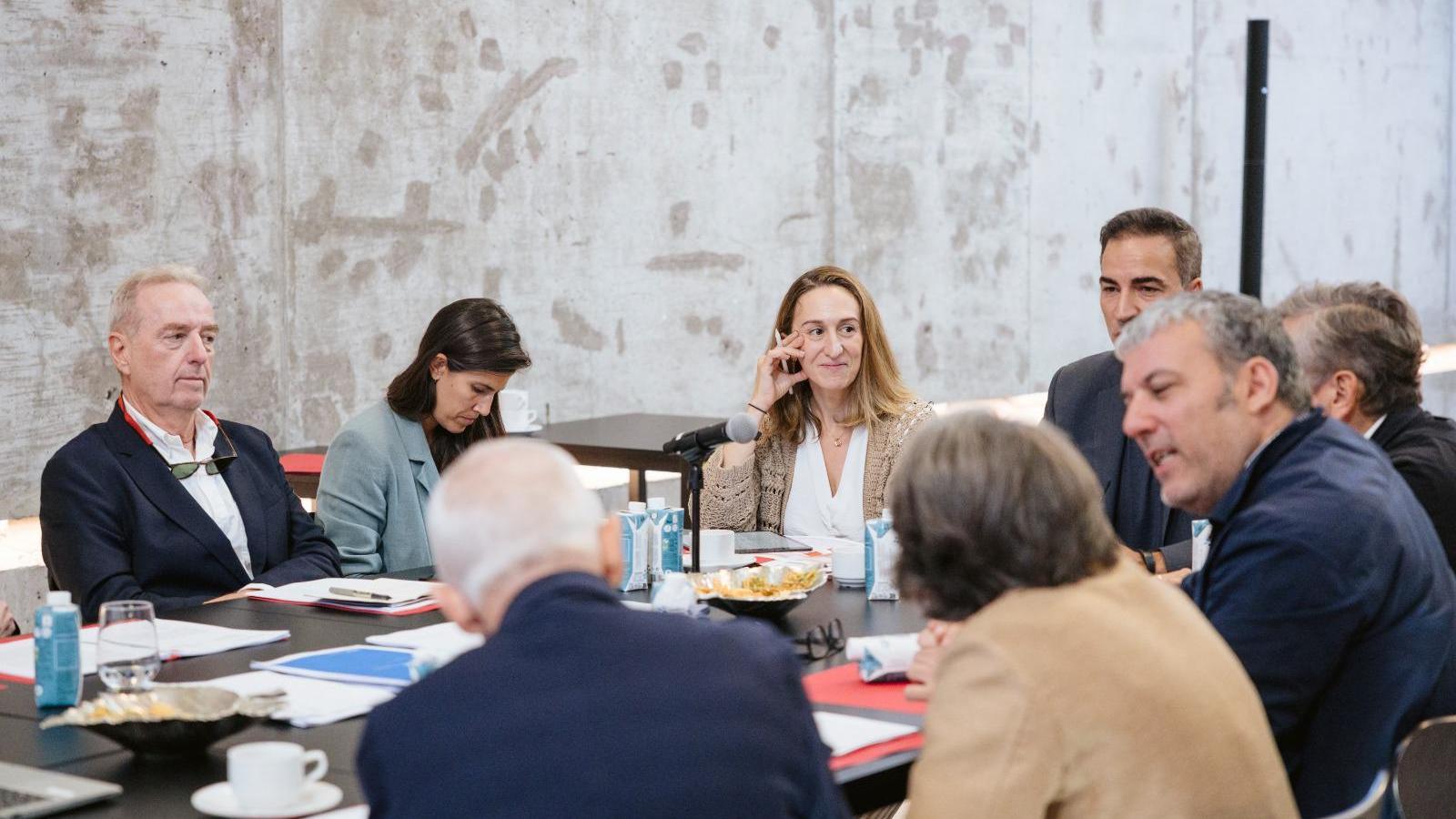 Una imagen de la reunión del jurado del Premio Nacional de Arquitectura