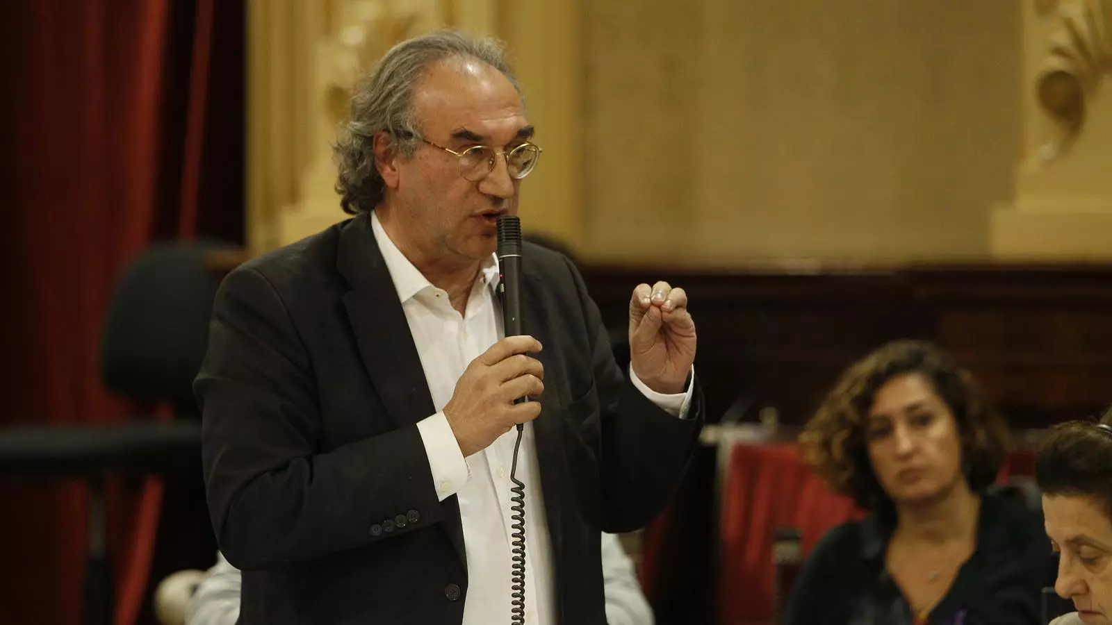 Martí March aquest dimarts a la sessió plenària del Parlament.