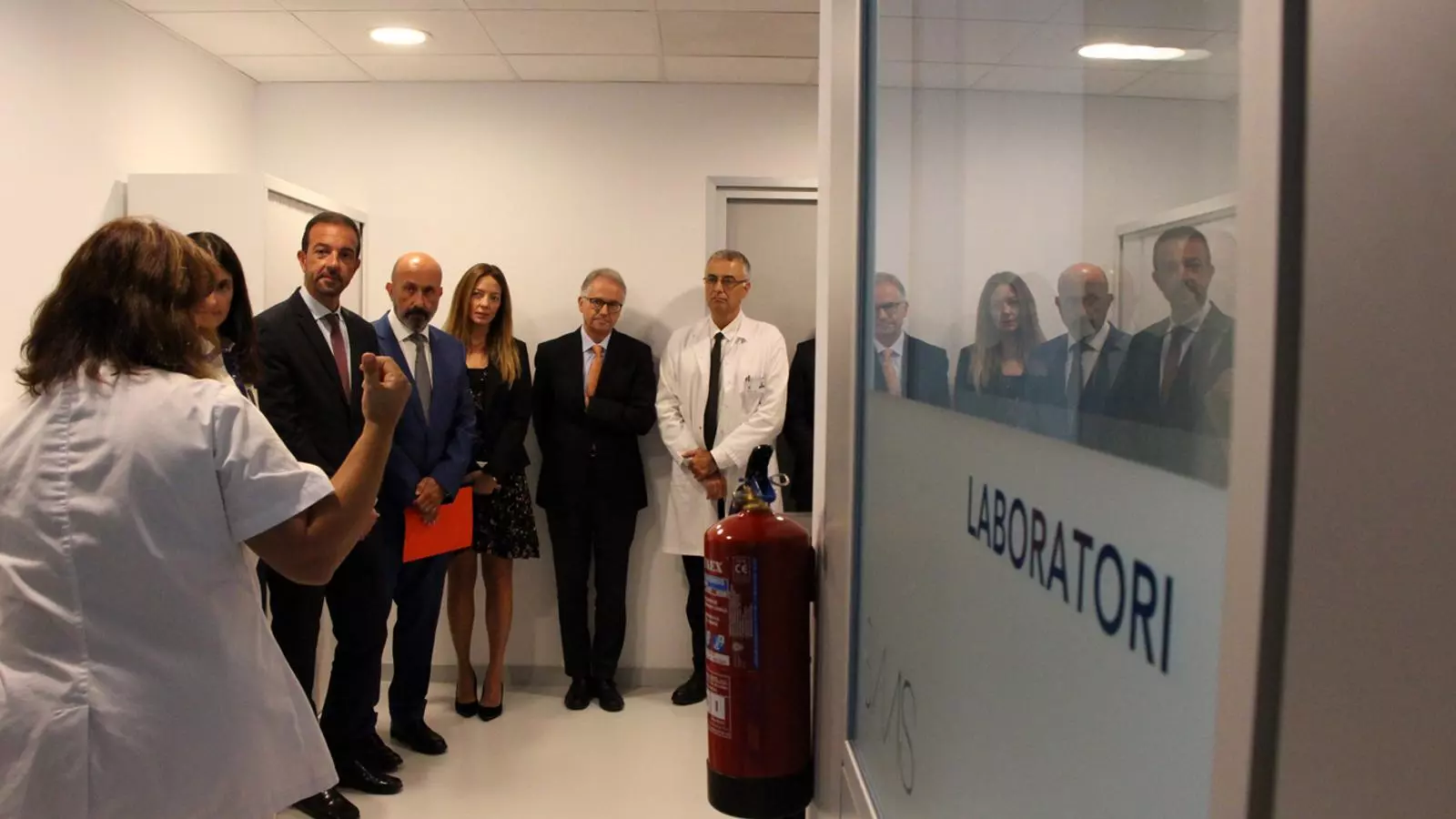 Visita a les noves instal·lacions del servei d'anatomia patològica de l'Hospital Nostra Senyora de Meritxell. / T. N. (ANA)