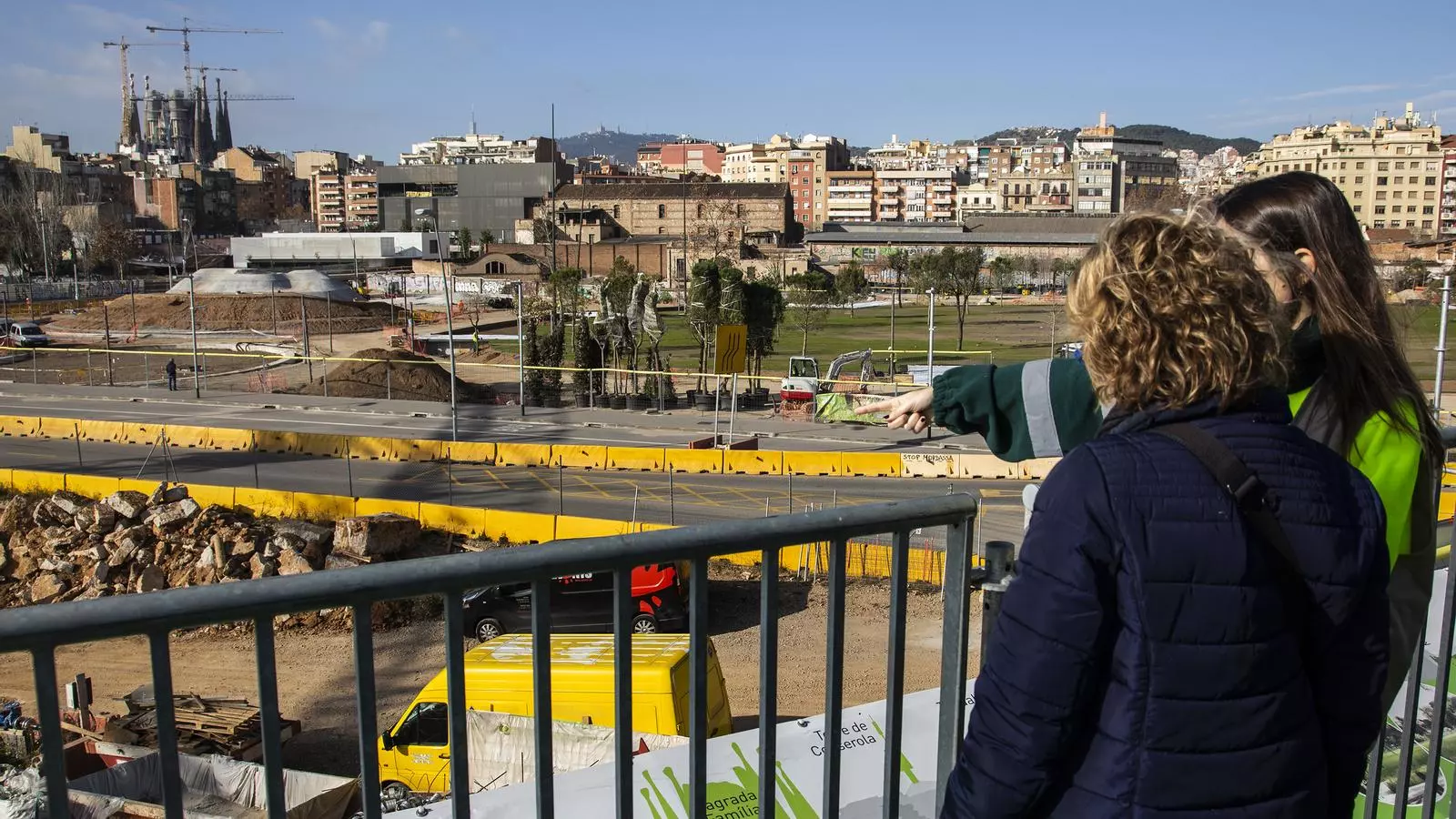 El parc de les Glòries i el primer tram de l'Avinguda Meridiana estaran enllestits el proper mes de març
