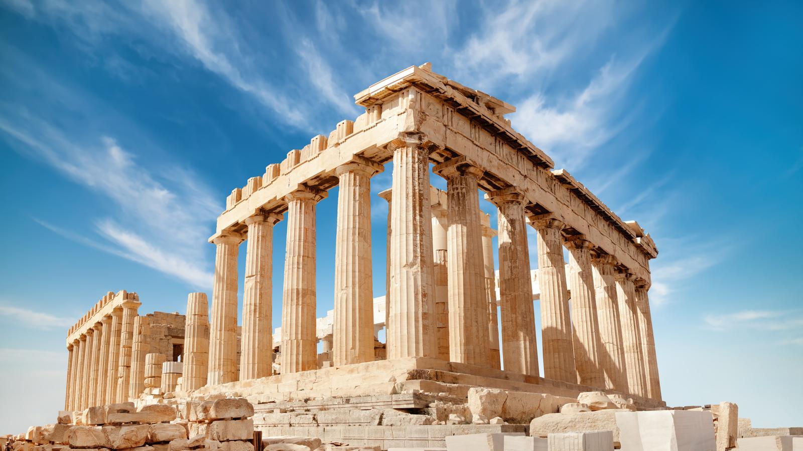 El Partenón de Atenas, en Grecia