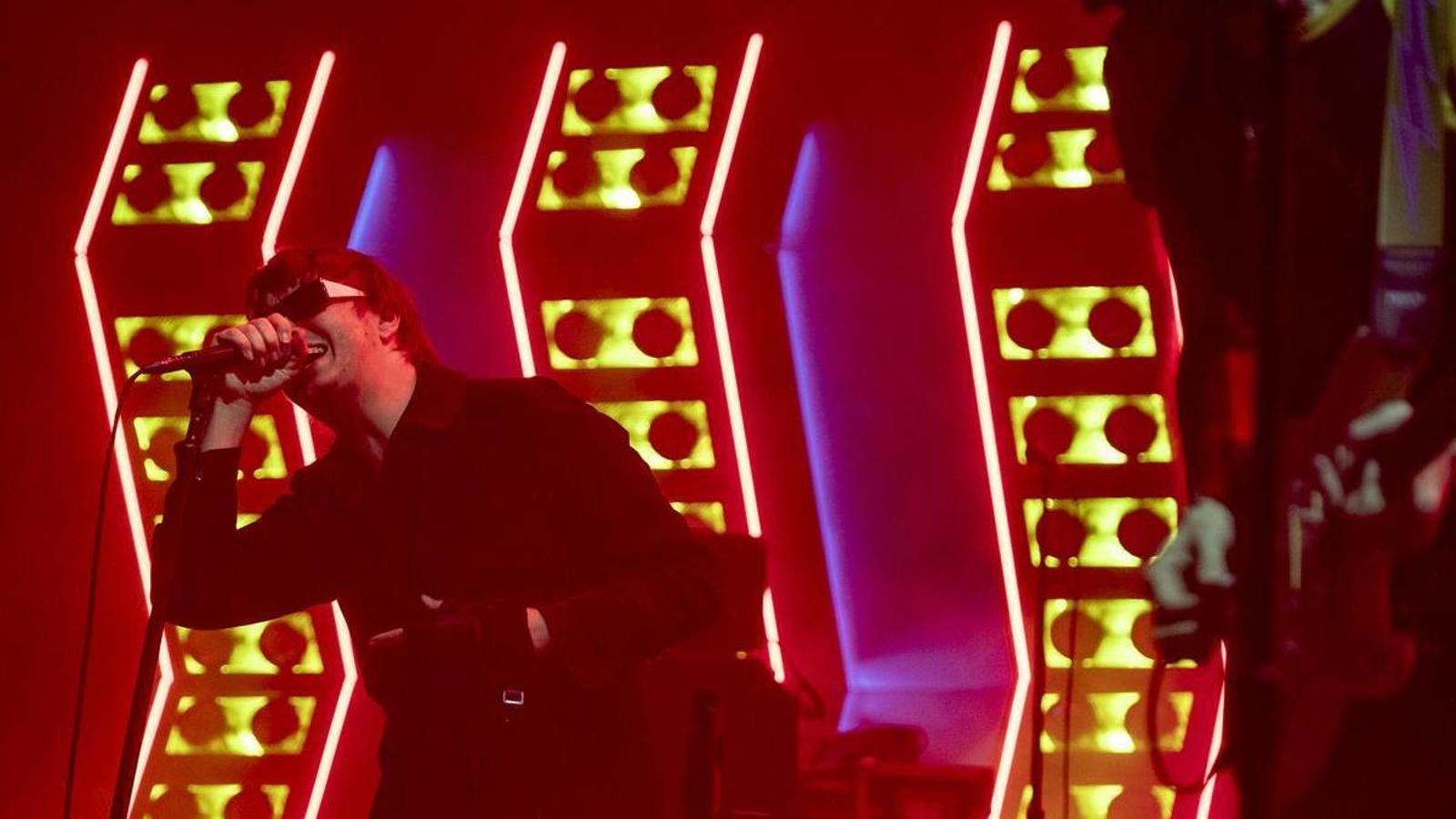 Julian Casablancas during The Strokes concert at the Palau Sant Jordi.