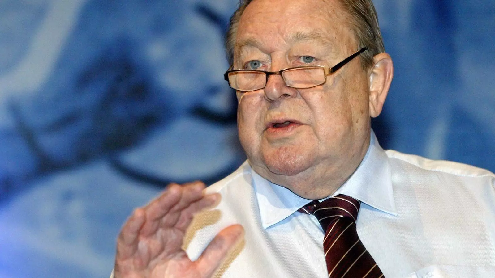 Lennart Johansson, expresident de la UEFA, en una imatge d'arxiu