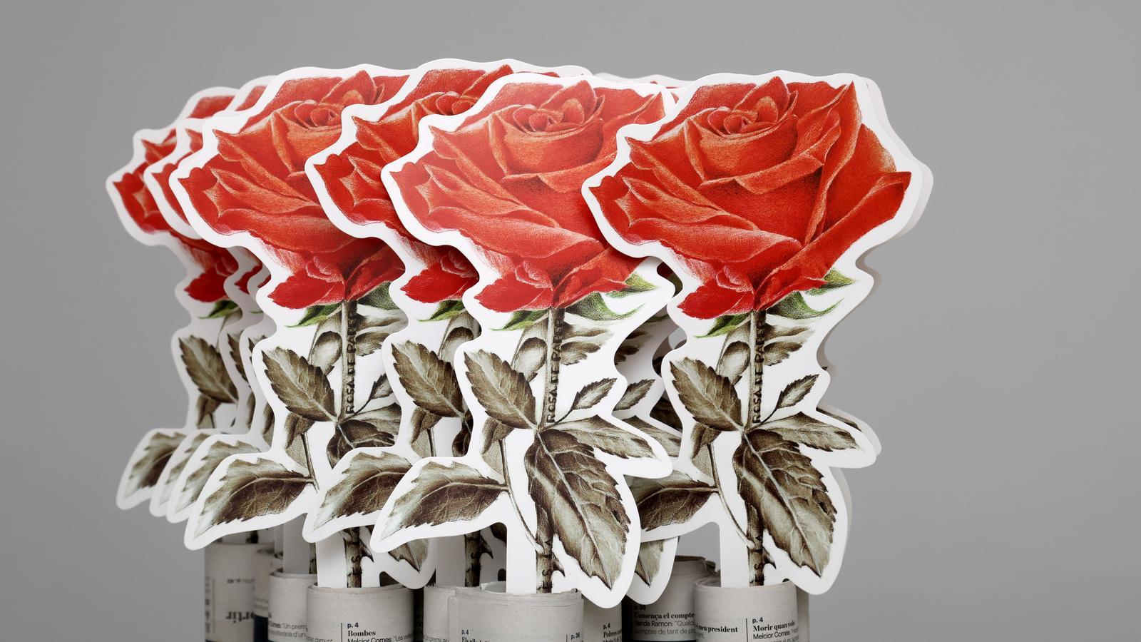 Rosas del ARA Balears, diseñadas por Pep Llambías.
