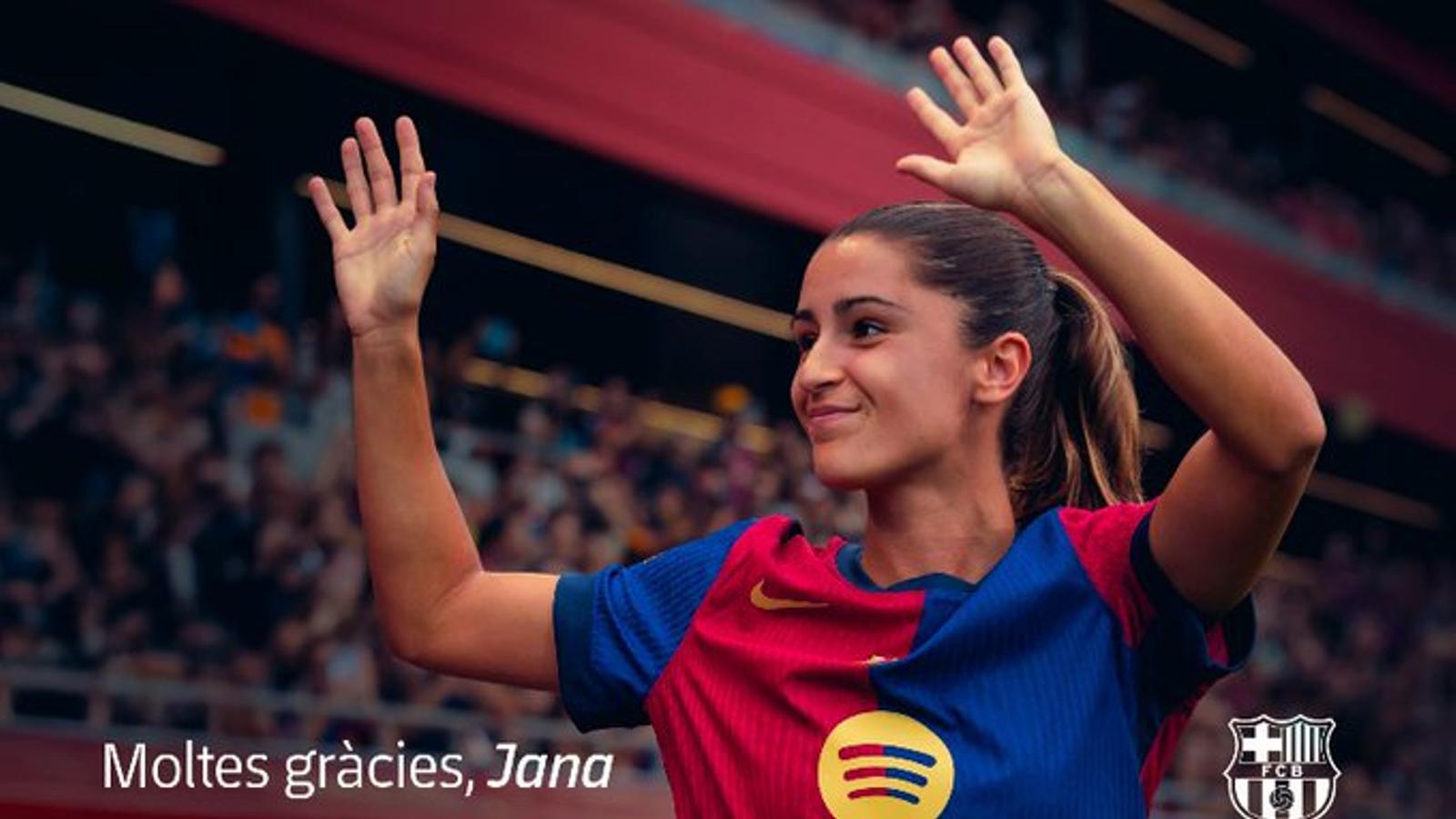 Jana Fernández leaves Barça