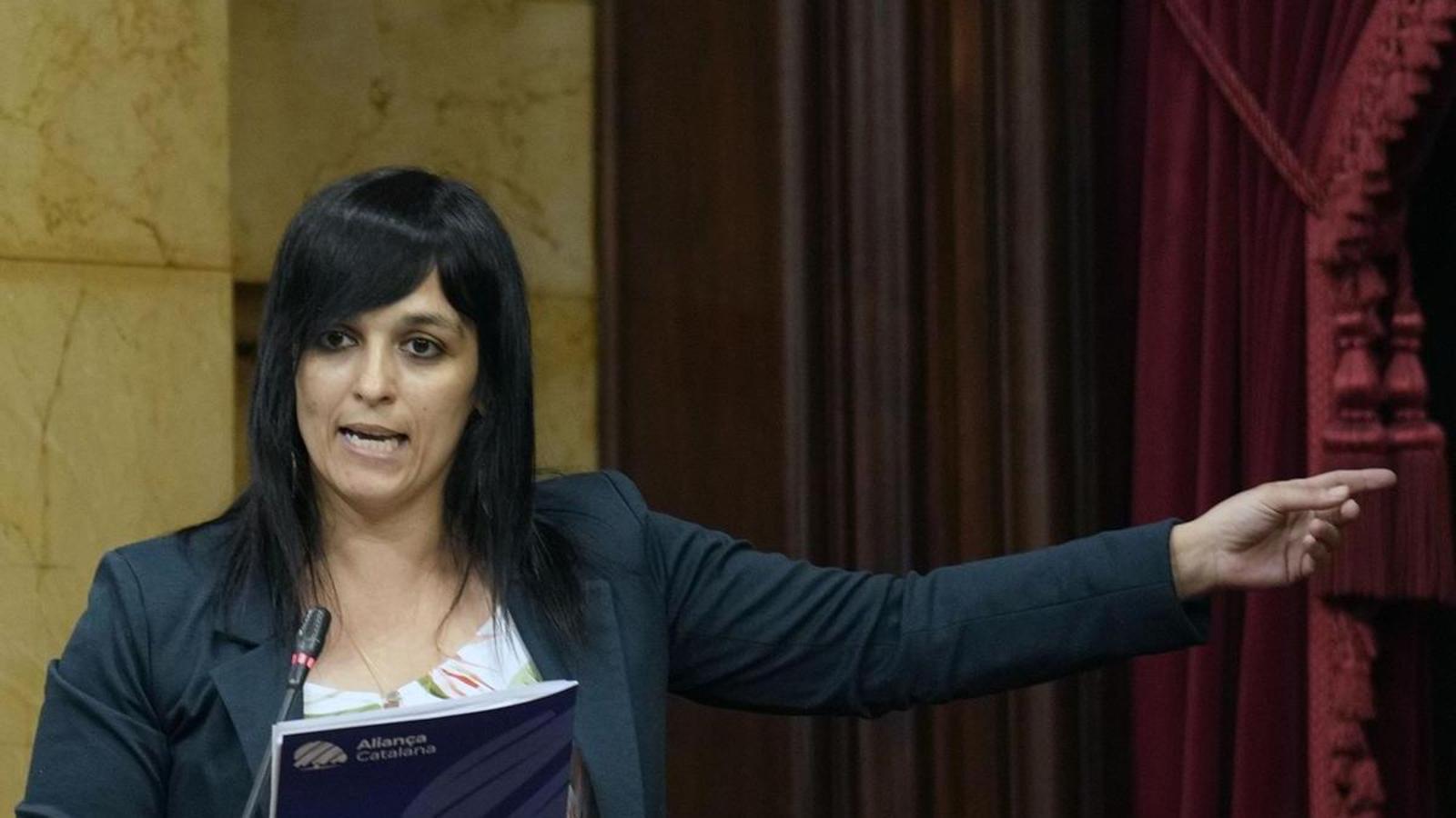 Silvia Orriols el pasado 22 de julio en el Parlament.