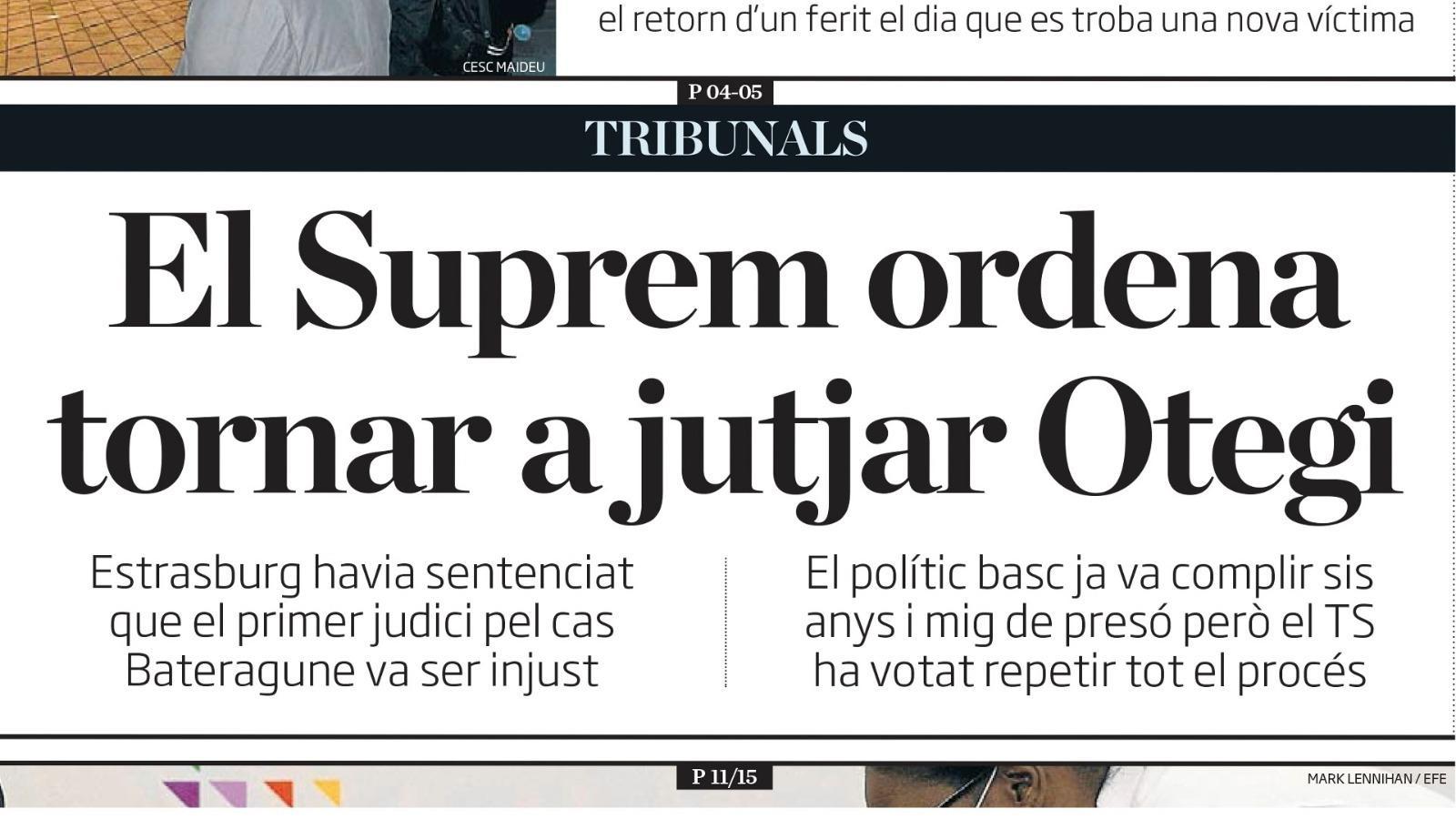 L'anàlisi d'Antoni Bassas: 'El Suprem i la sala política de la justícia'