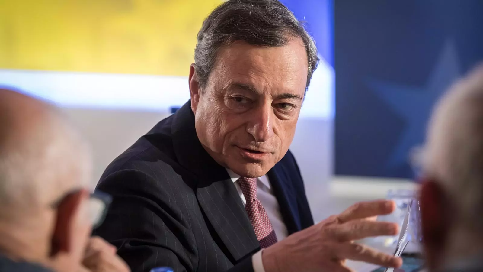 Fotografia de Mario Draghi, en una trobada recent.