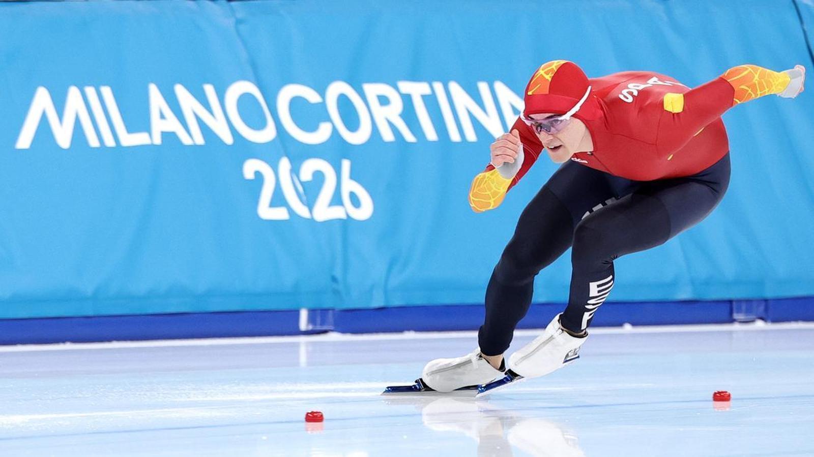 El catalán Nil Llop ha debutado en unos Juegos en patinaje de velocidad