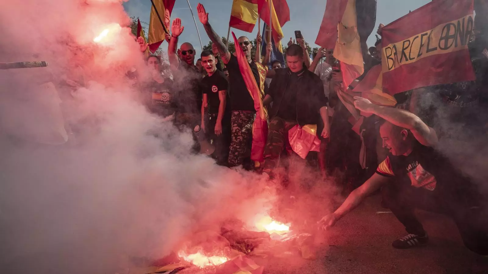 Manifestació del 12 d'octubre del 2019 a Barcelona