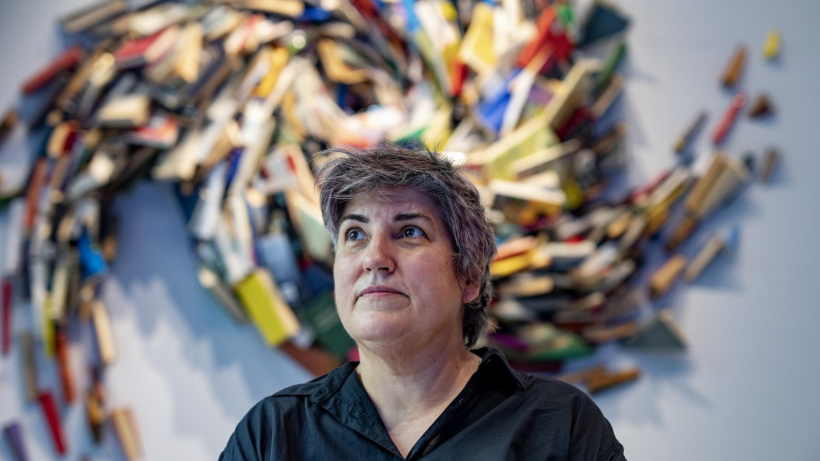 Montse Barderi, a la llibreria Ona