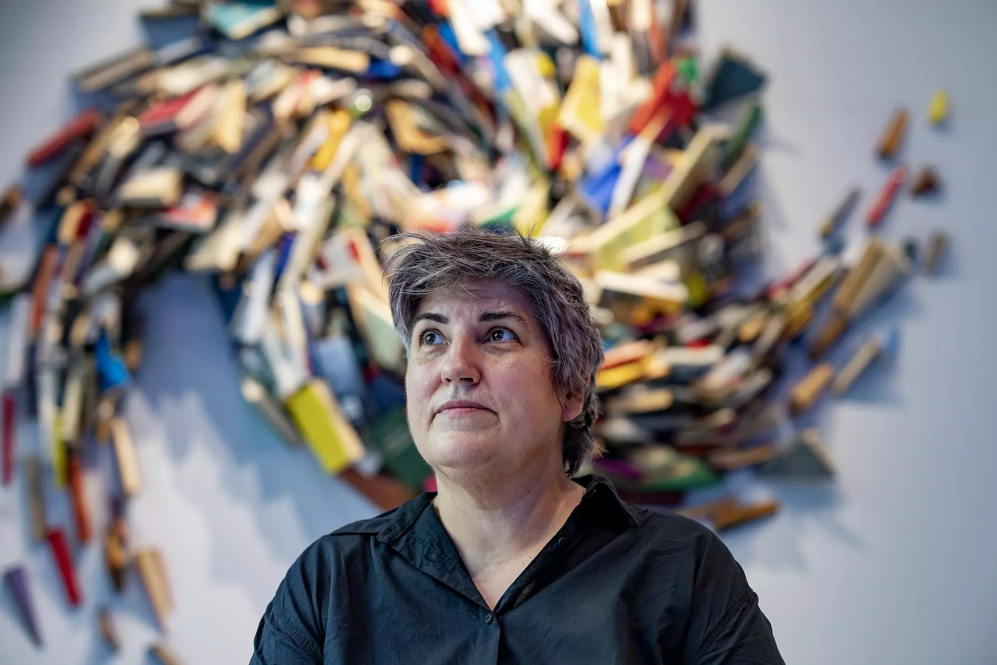 Montse Barderi, a la llibreria Ona