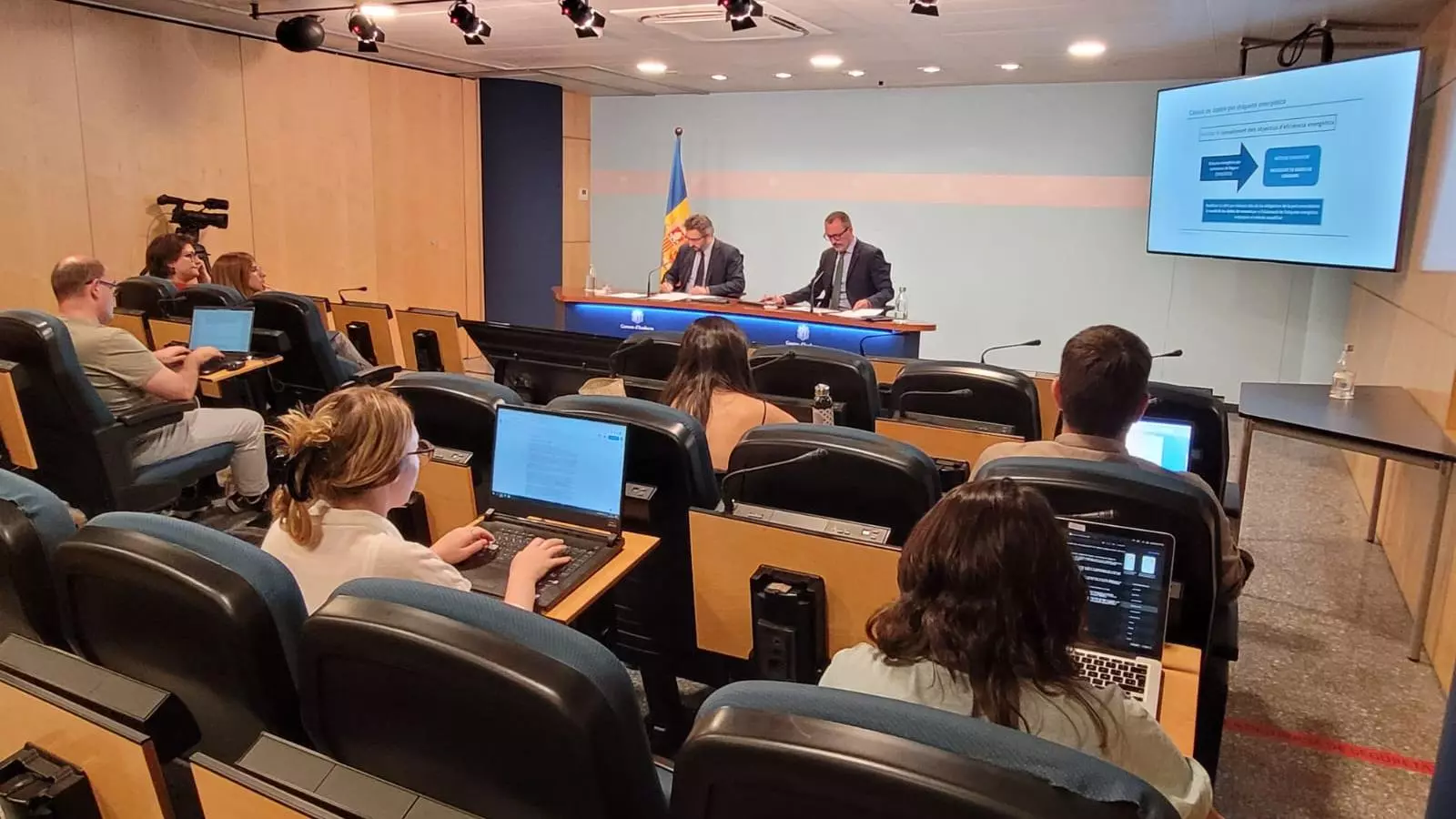 Roda de premsa del Consell de Ministres.