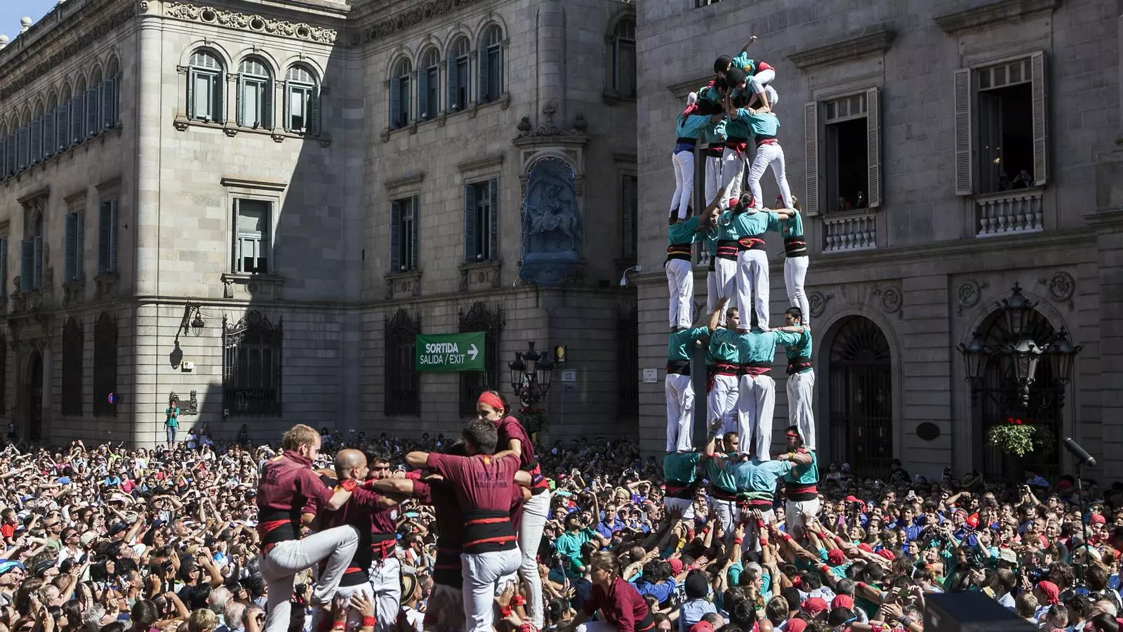 La diada castellera de la Mercè 2015