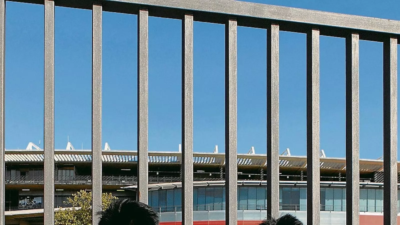 Aficionats del Barça durant el clàssic jugat al Camp Nou.