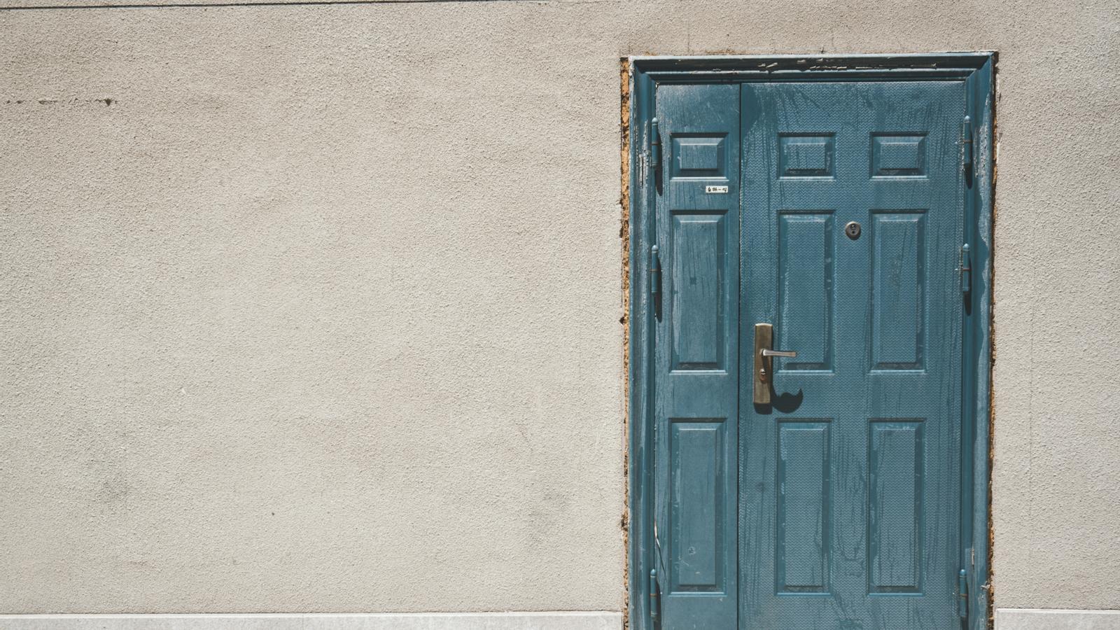 A door in a stock image.