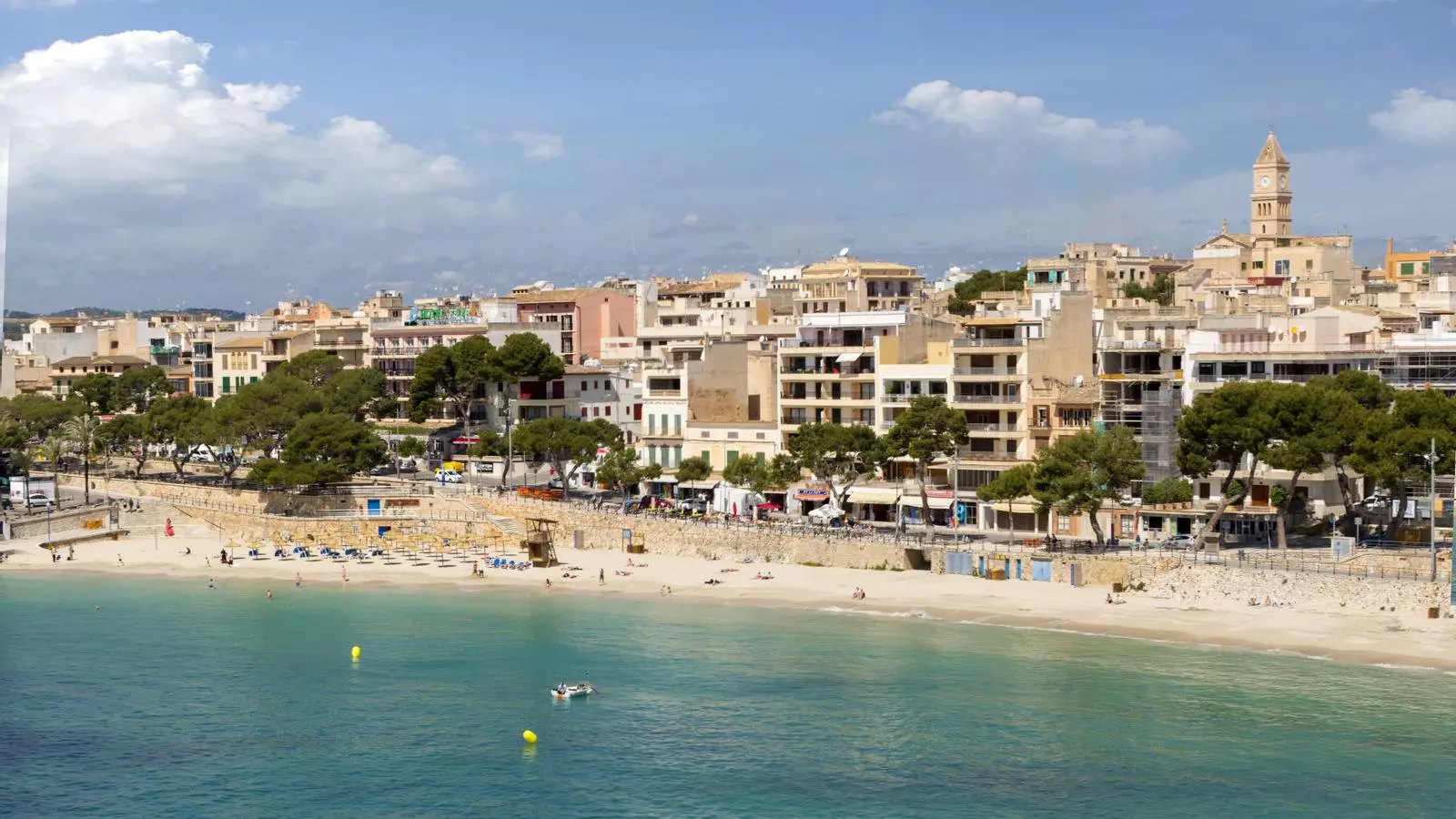La platja de Porto Cristo.