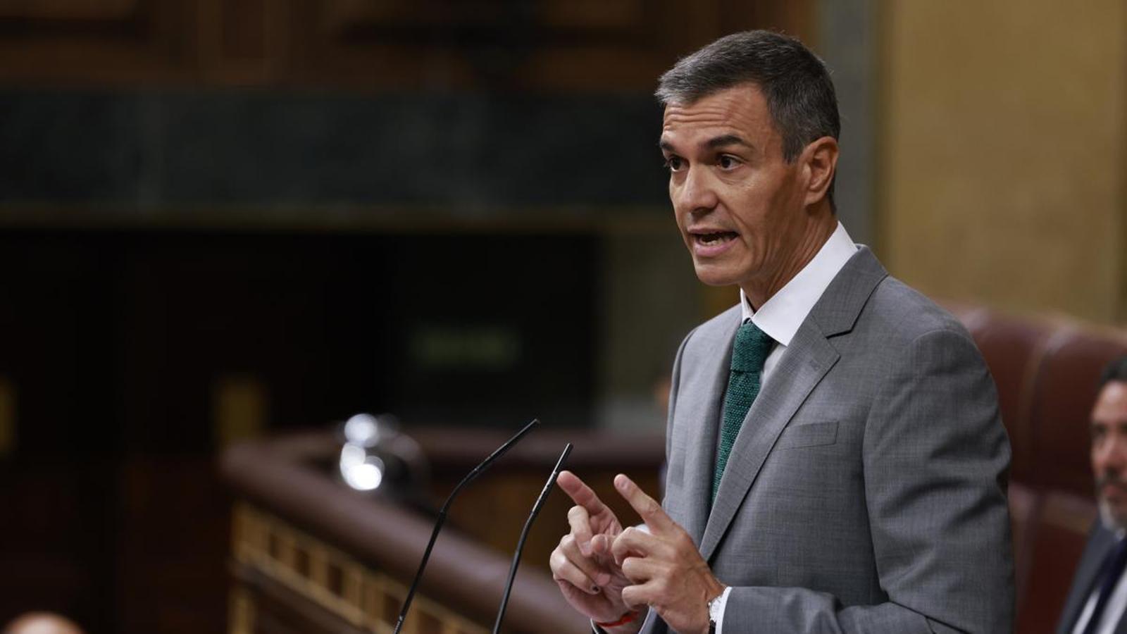 El presidente del Gobierno, Pedro Sánchez, comparece este jueves en el Congreso de los Diputados para informar de la gestión de la crisis en Ceuta