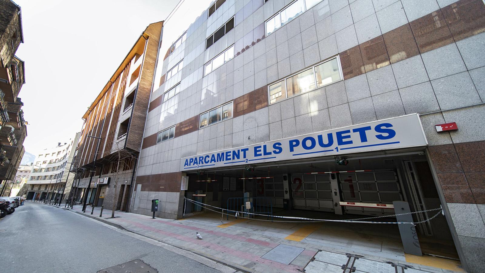 Aparcament dels Pouets.