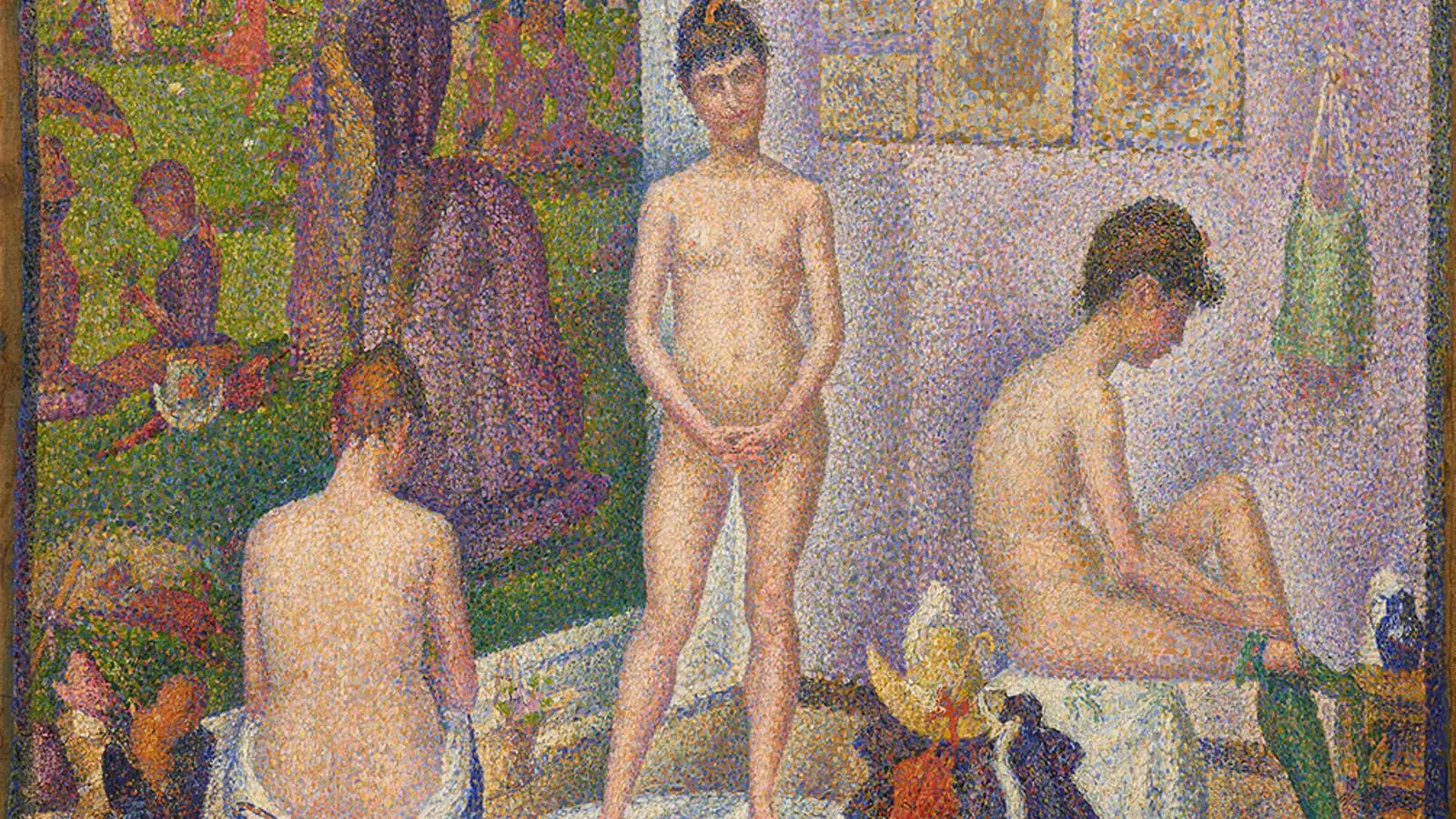 “Les Poseuses Ensemble (Petite version)” , de Georges Seurat