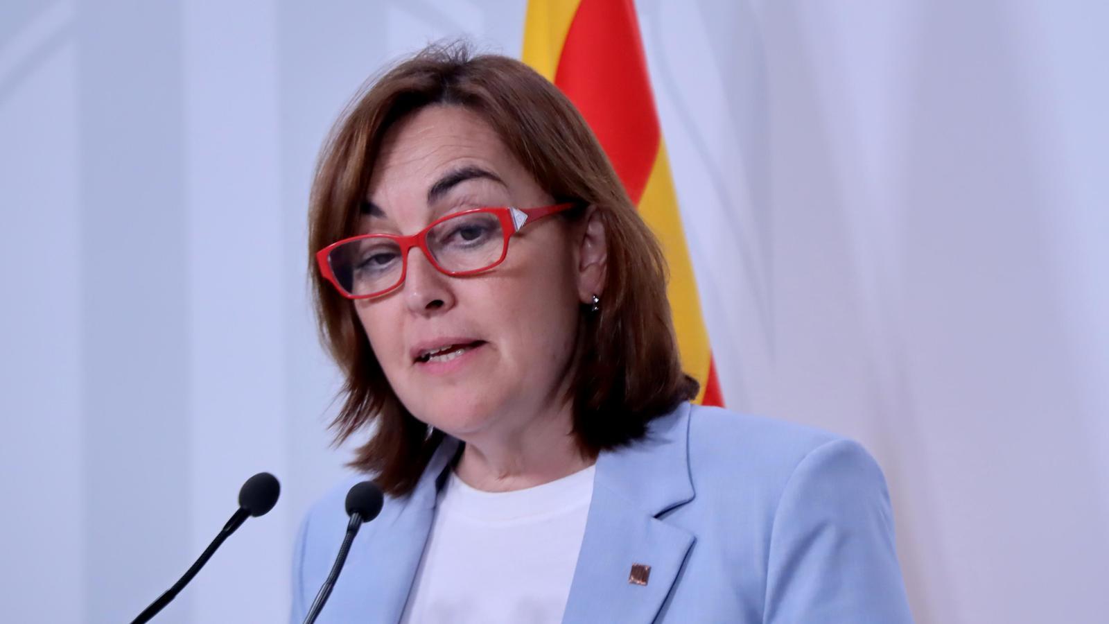 La portavoz y consejera Silvia Paneque.