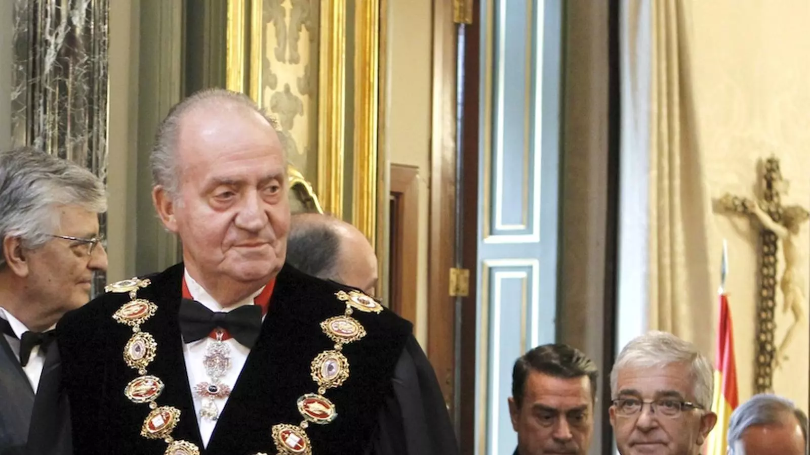 El rei Joan Carles I a la seu del Tribunal Suprem aquest dimarts / EFE