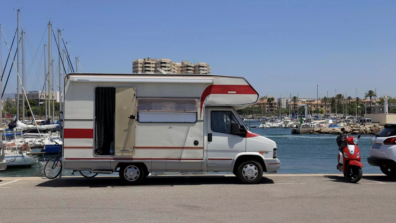 Una caravana al Port de Palma