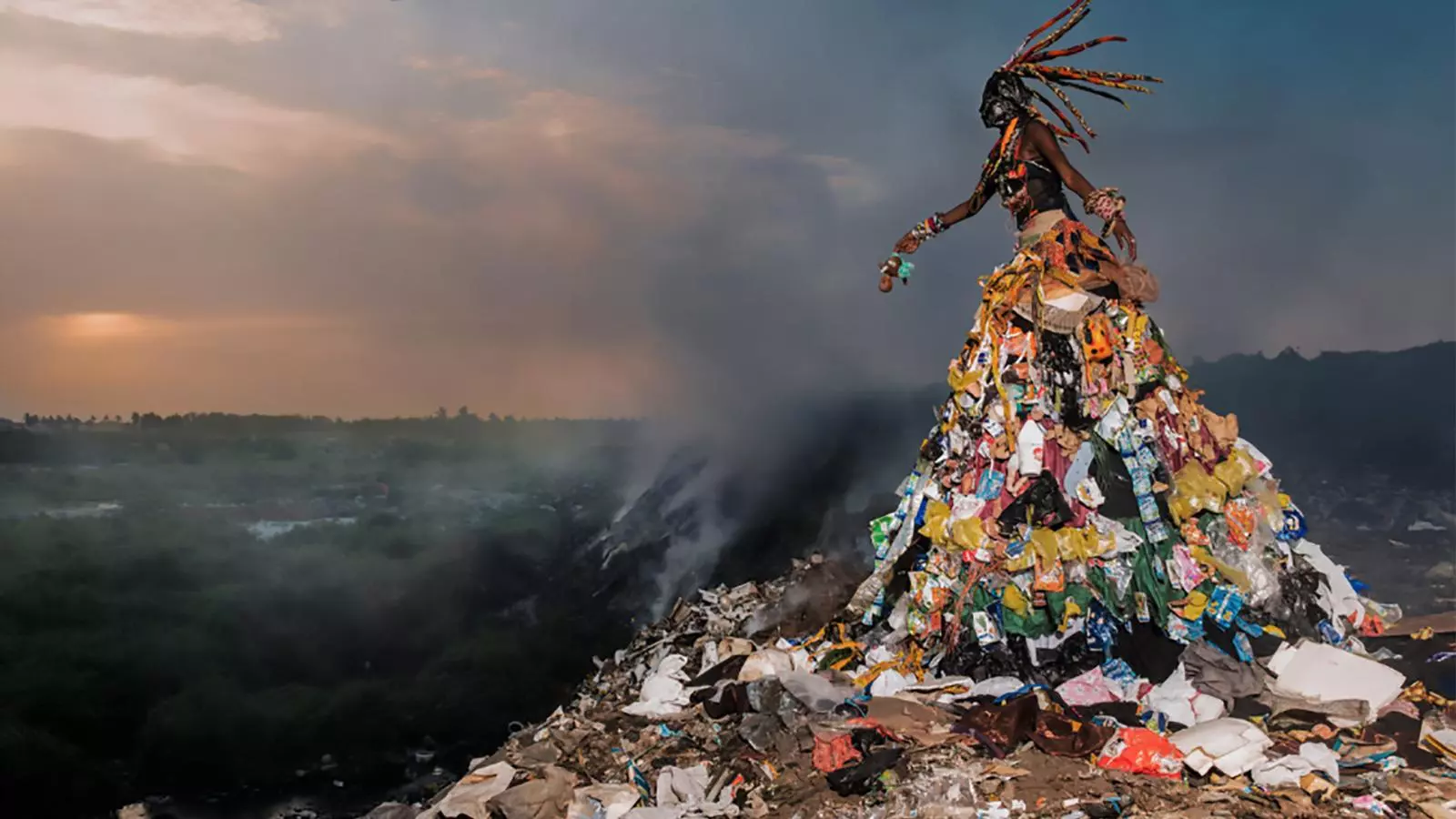 Una de les obres de l'exposició 'Imaginació especulativa. El llegat afrofuturista'