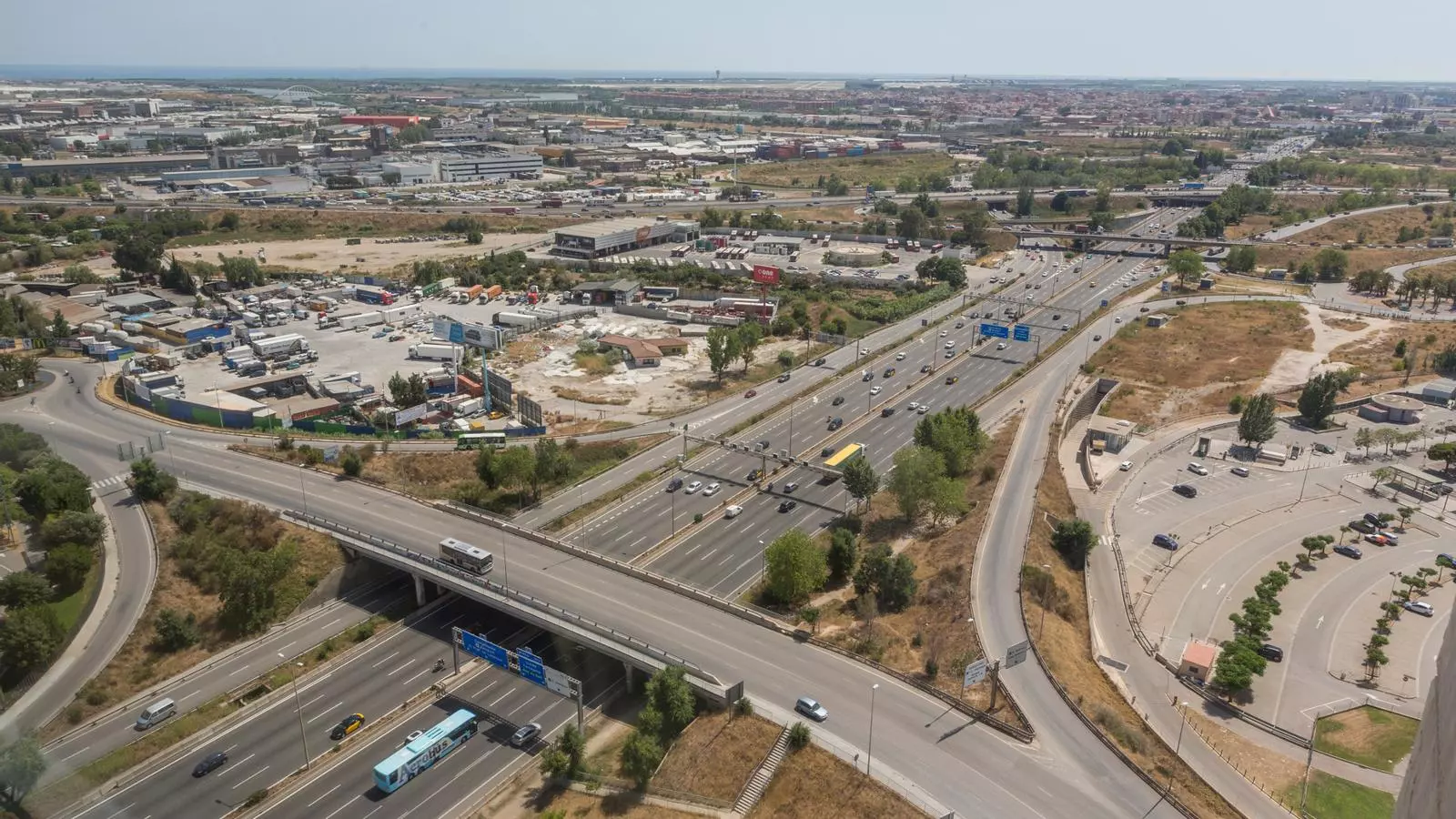Una de les zones afectades per la reforma prevista al PDU Gran Via on començaran les obres l'any vinent