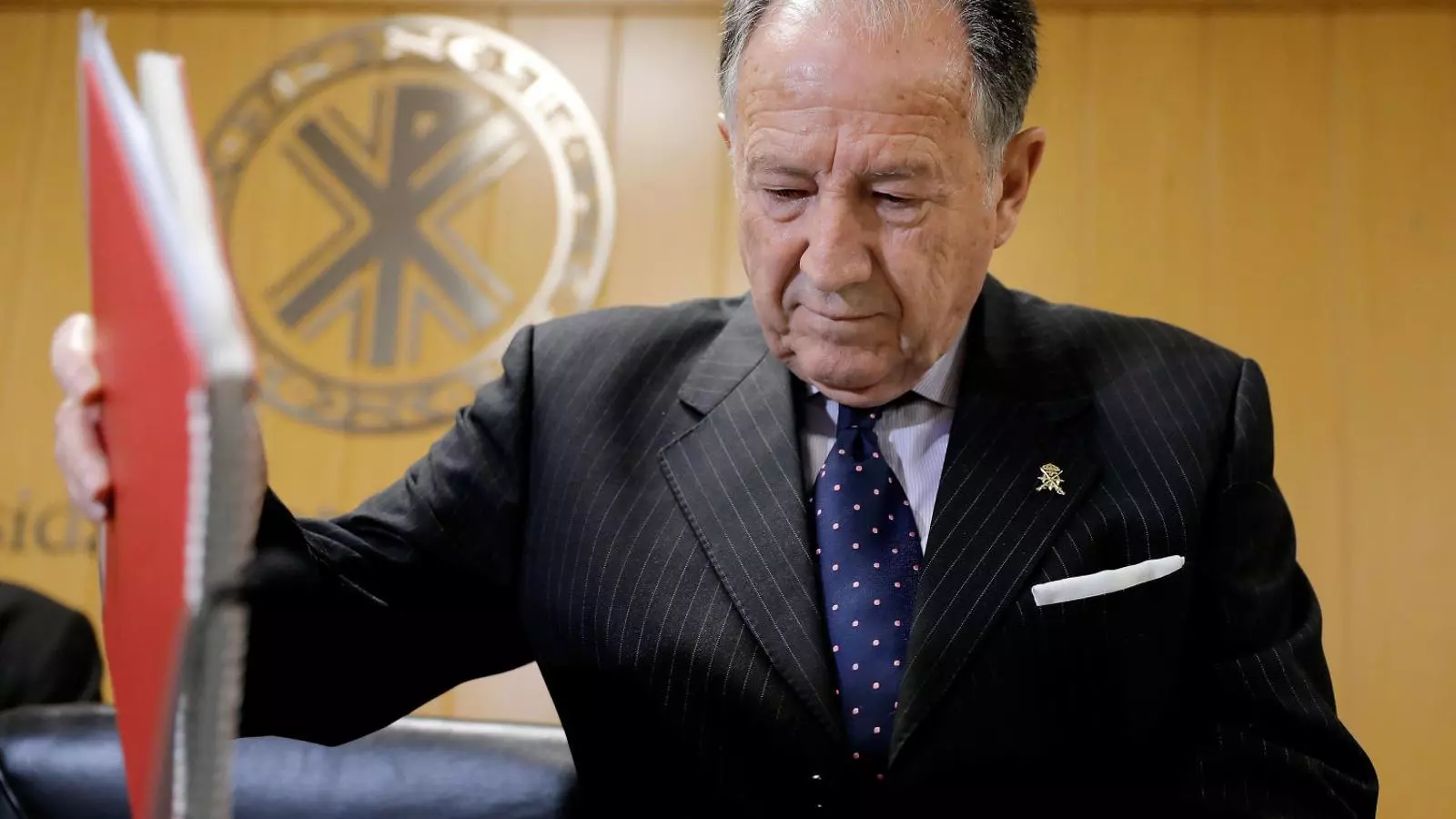 El director del CNI, Félix Sanz Roldán, durant una conferència a València fa cinc dies.