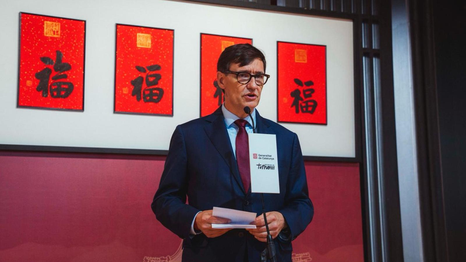 President Salvador Illa, from Beijing.