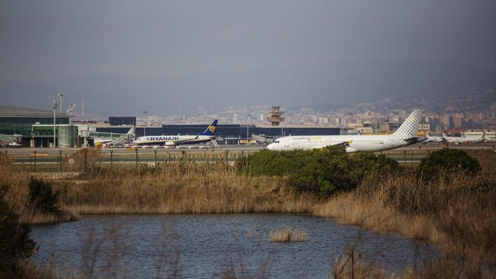 L'aeroport del Prat el febrer d'aquest any.