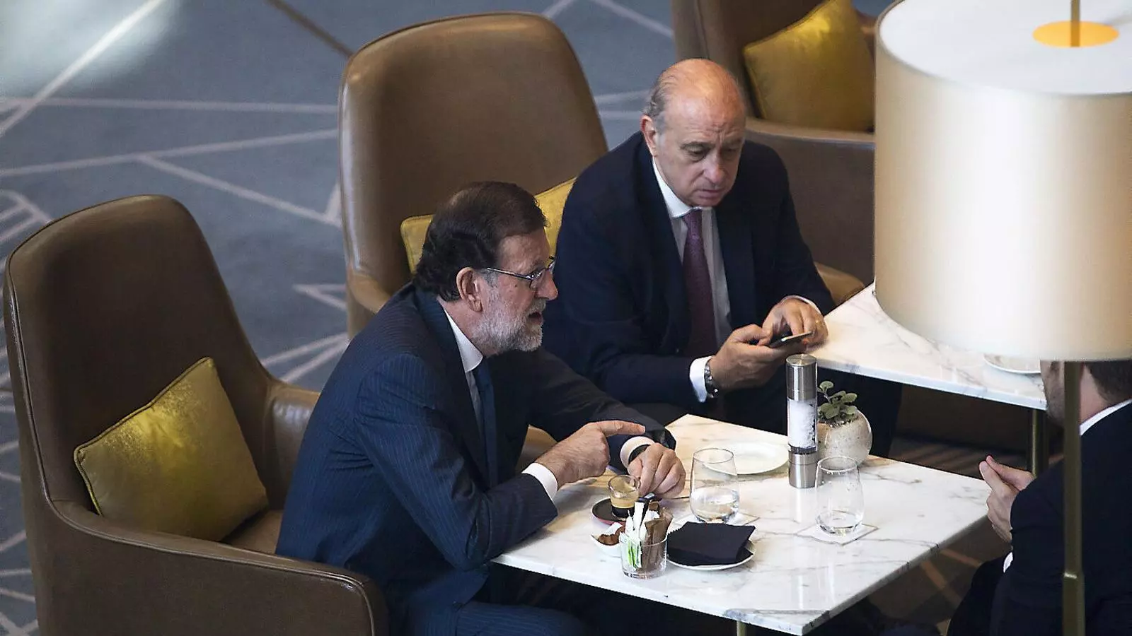 Mariano Rajoy i Jorge Fernández Díaz, exdirigents del PP