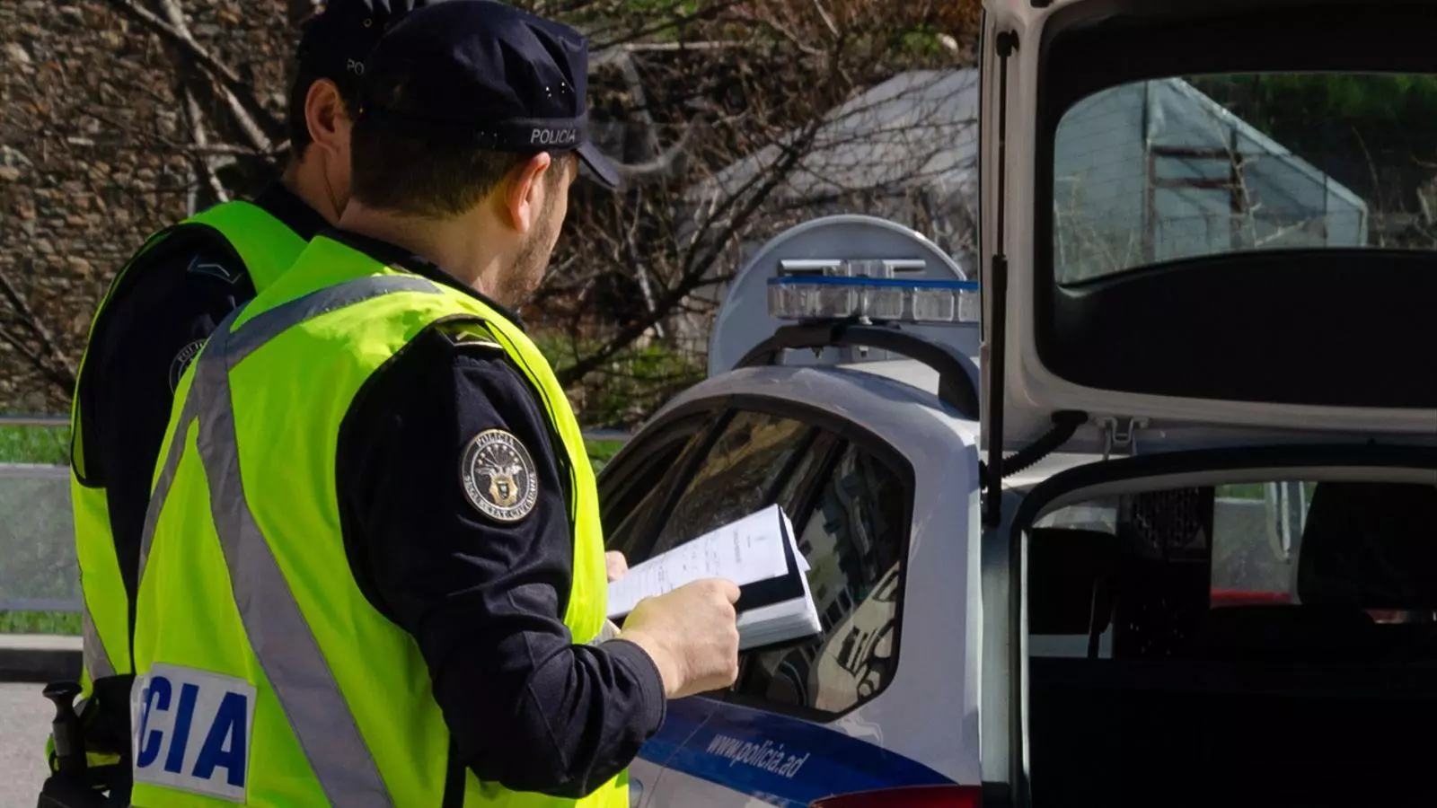 Un control policial.