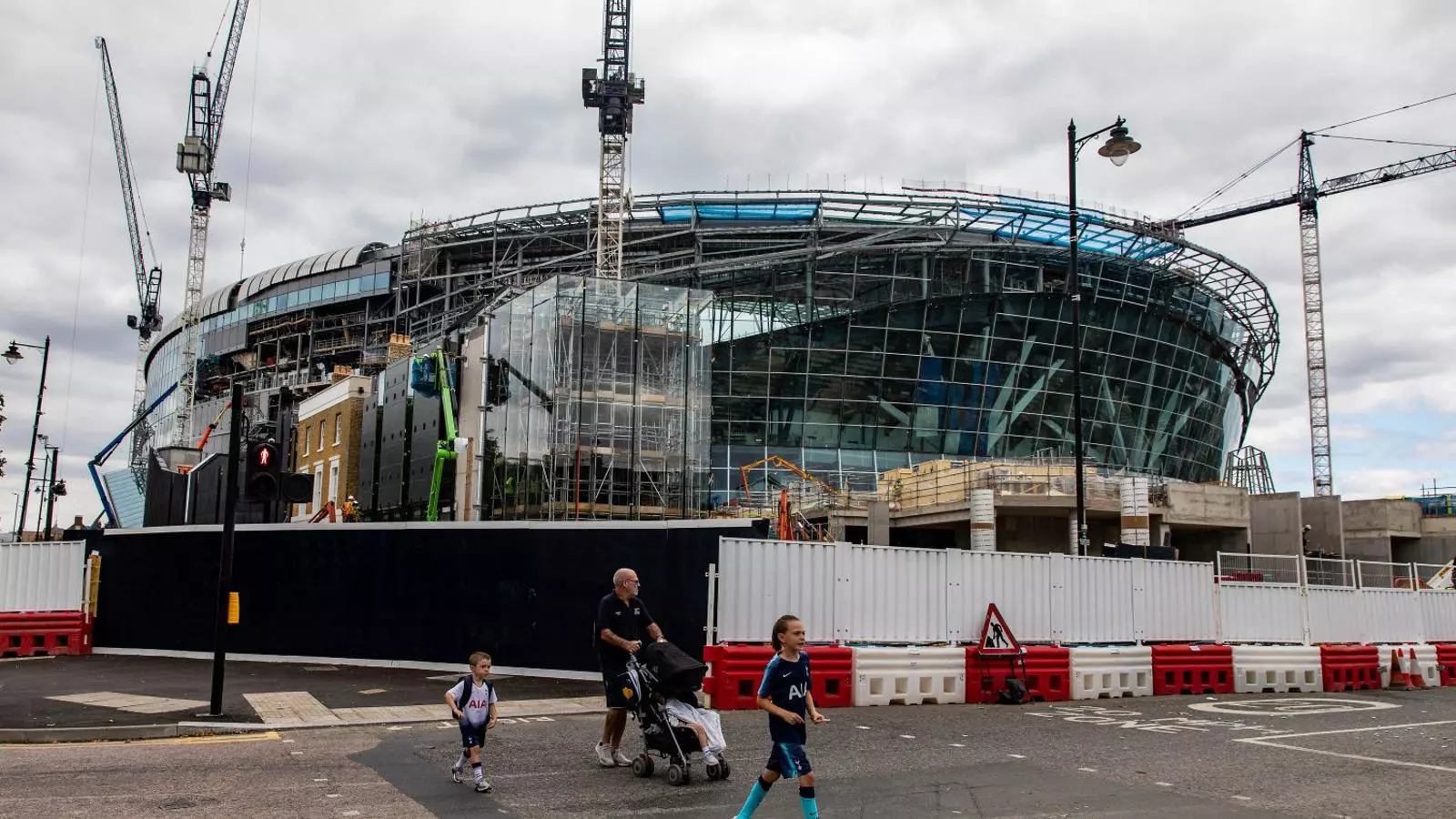 El nou estadi del Tottenham, encara en obres.