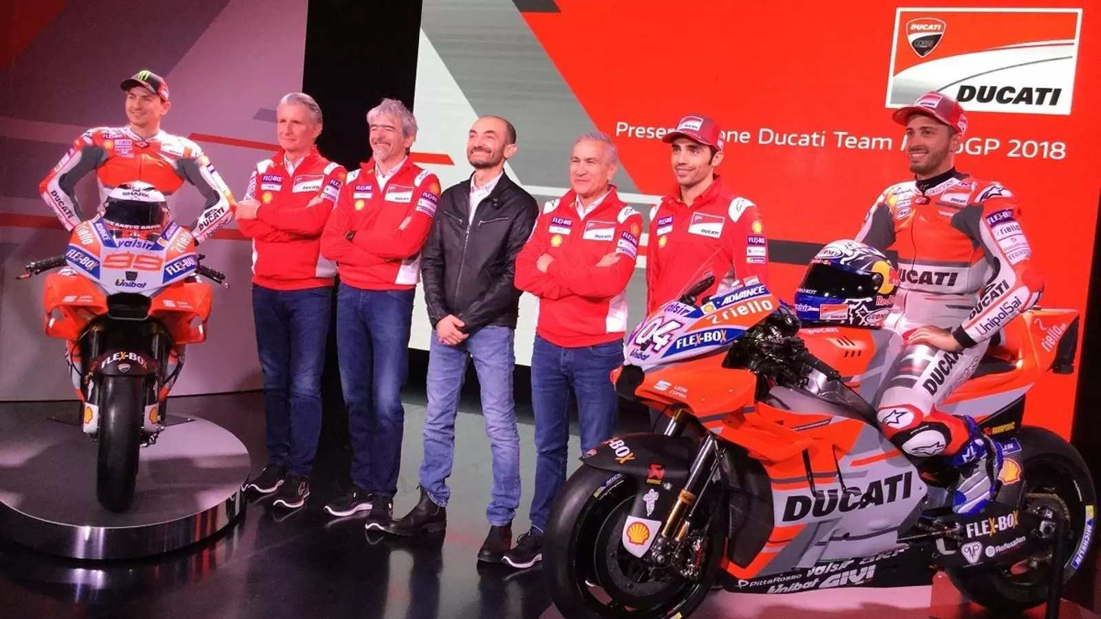 Presentació de la Ducati per al mundial de MotoGP 2018
