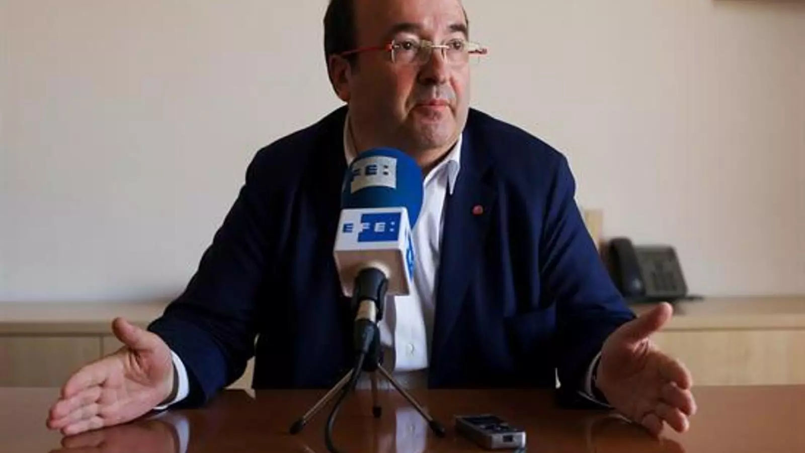 El líder del PSC, Miquel Iceta.