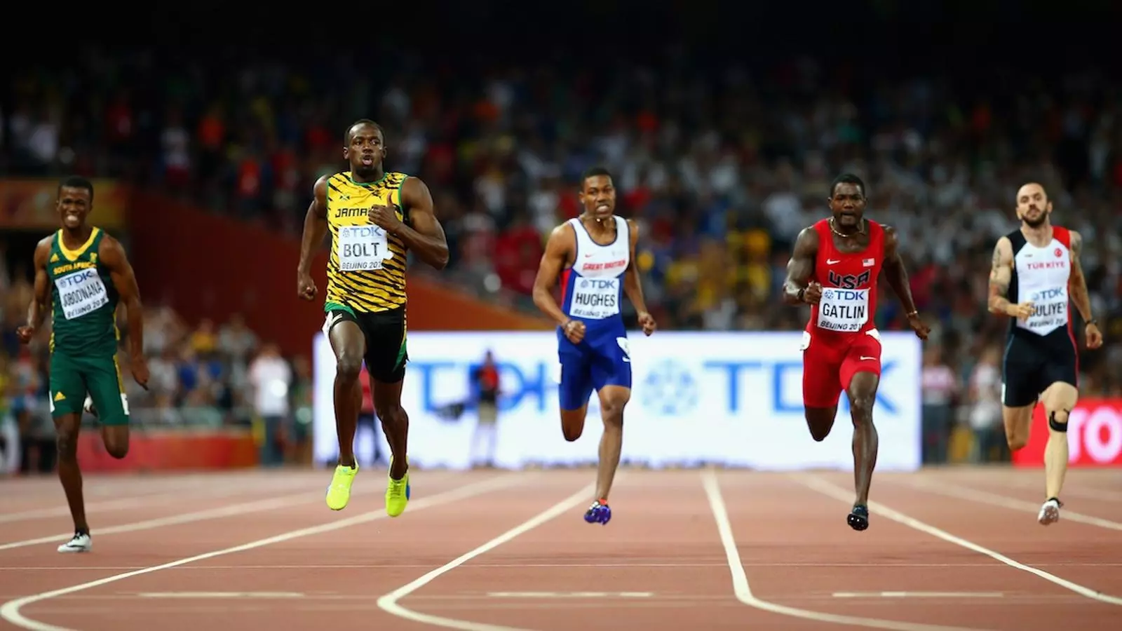 Usain Bolt ha guanyat també la final dels 200 metres a Pequín / IAN WALTON / GETTY