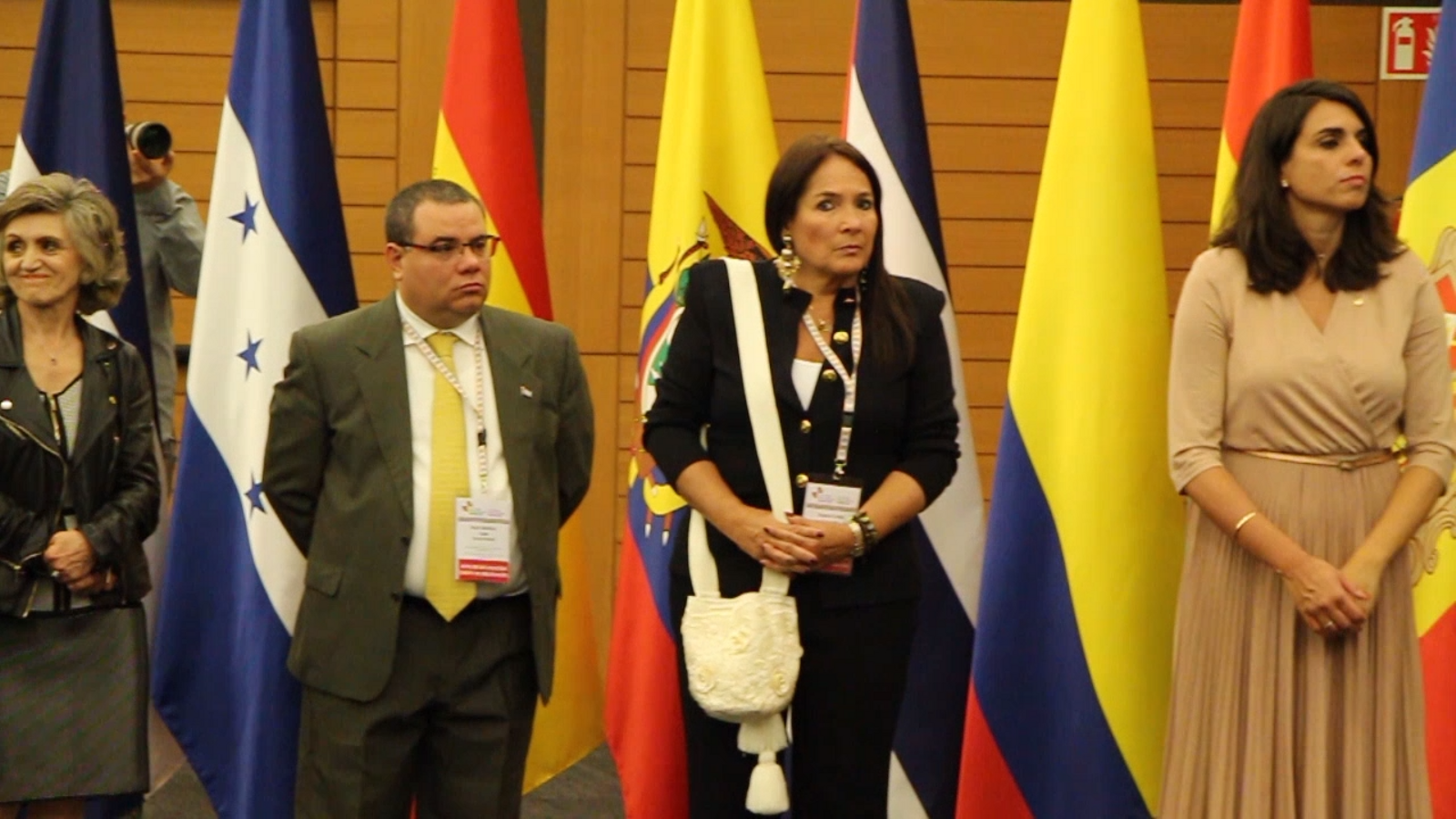 Recepció i benvinguda dels països participants a la segona Reunió de ministres iberoamericans d'Afers Socials.