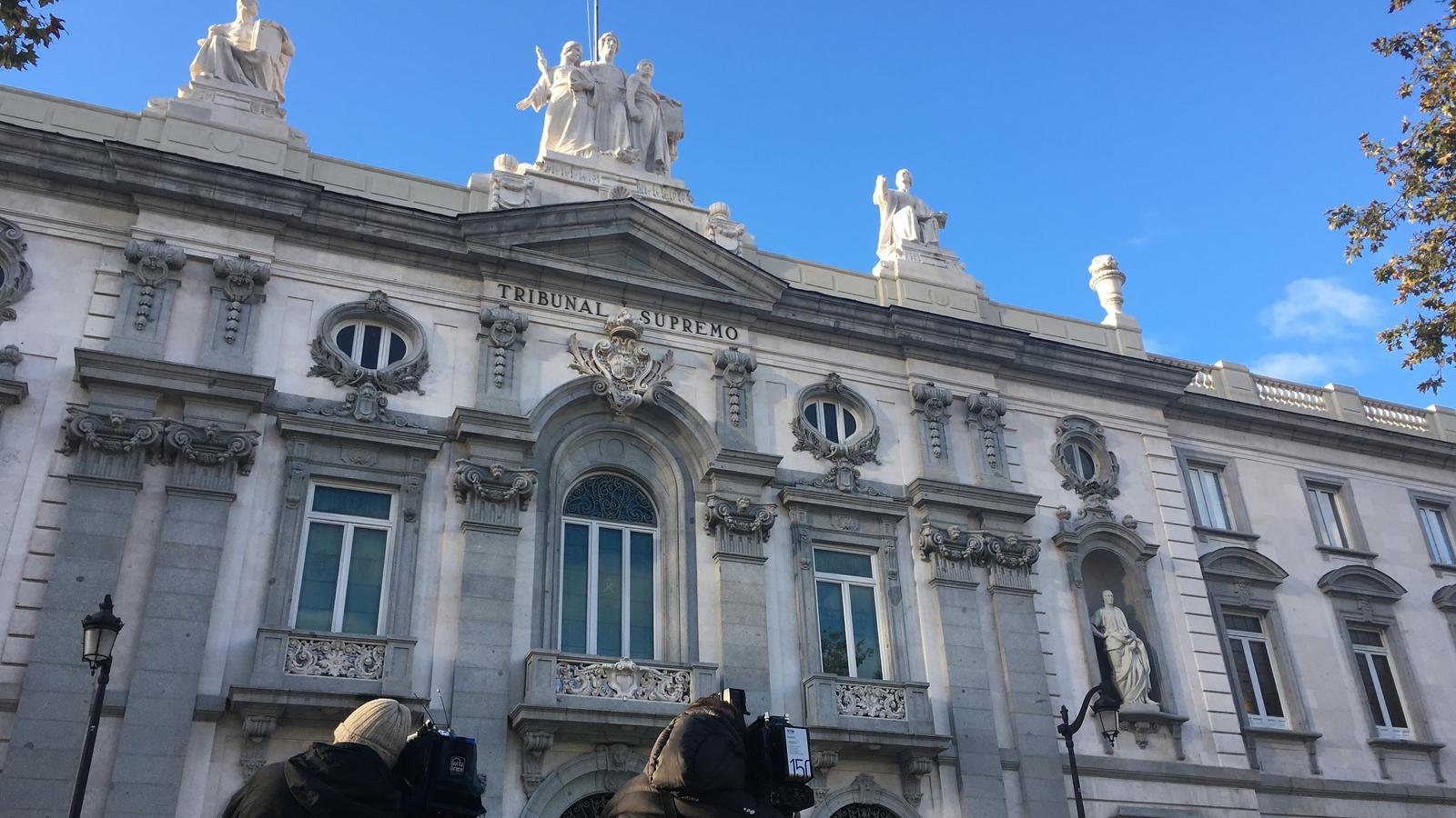 L'edifici del Tribunal Suprem, a Madrid, on es reuneixen els magistrats per decidir sobre els impostos hipotecaris