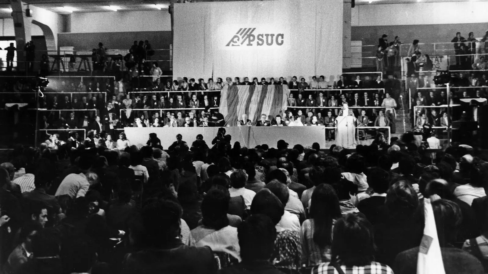Un míting del PSUC el maig del 1977