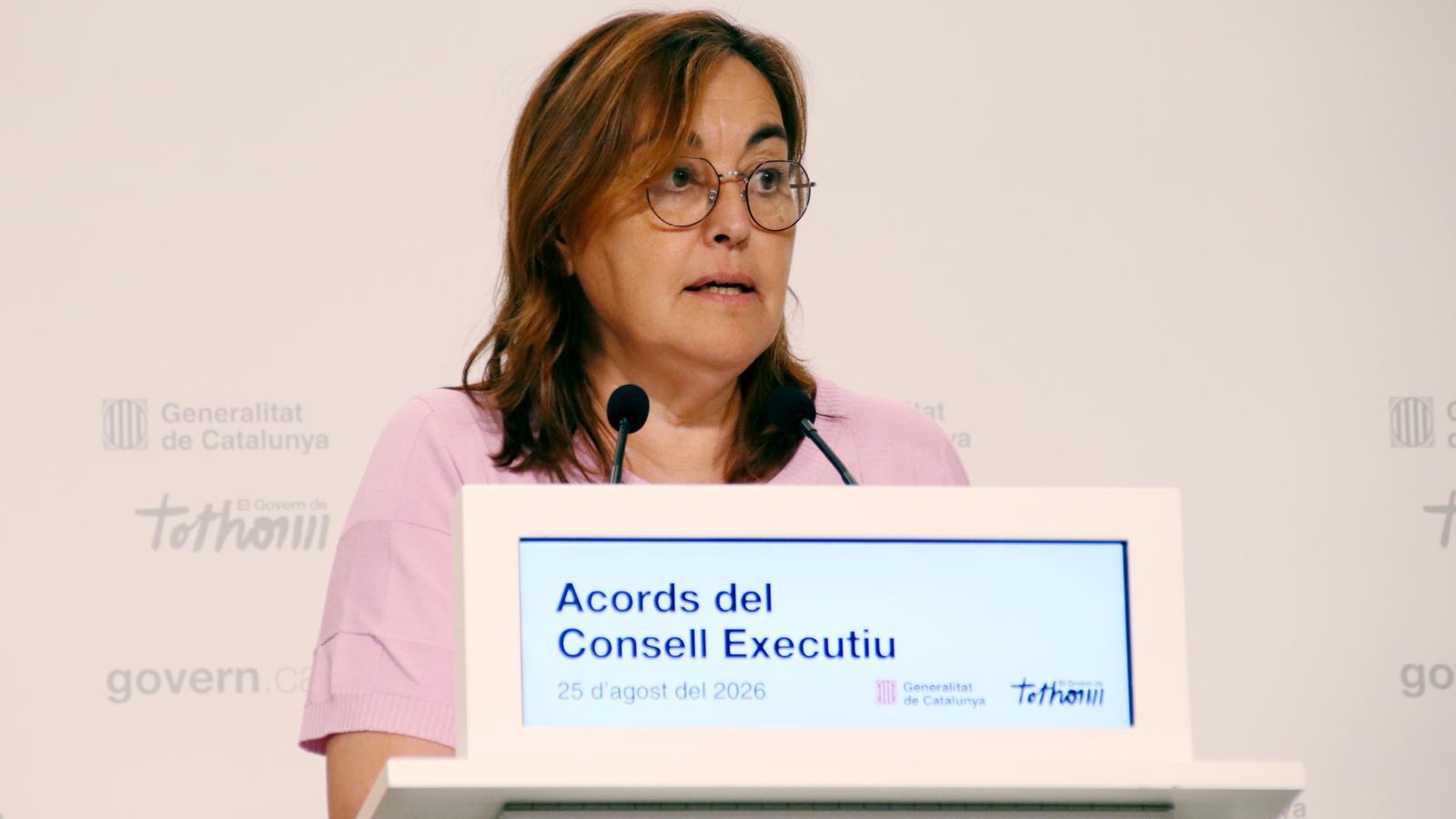 The councilor and spokesperson of the Government Sílvia Paneque